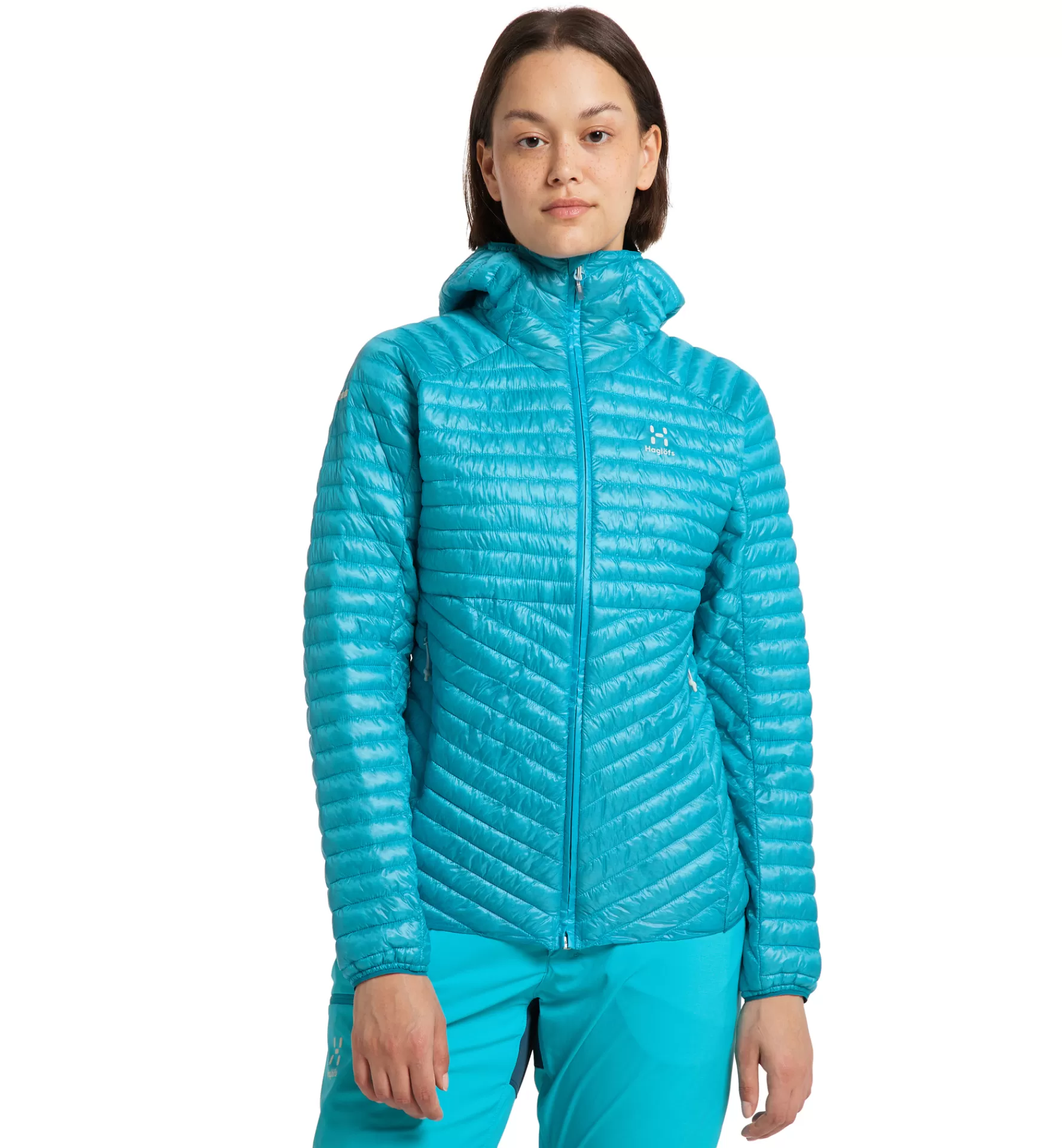 Shop Haglöfs L.I.M Mimic Hood Women Maui Blue