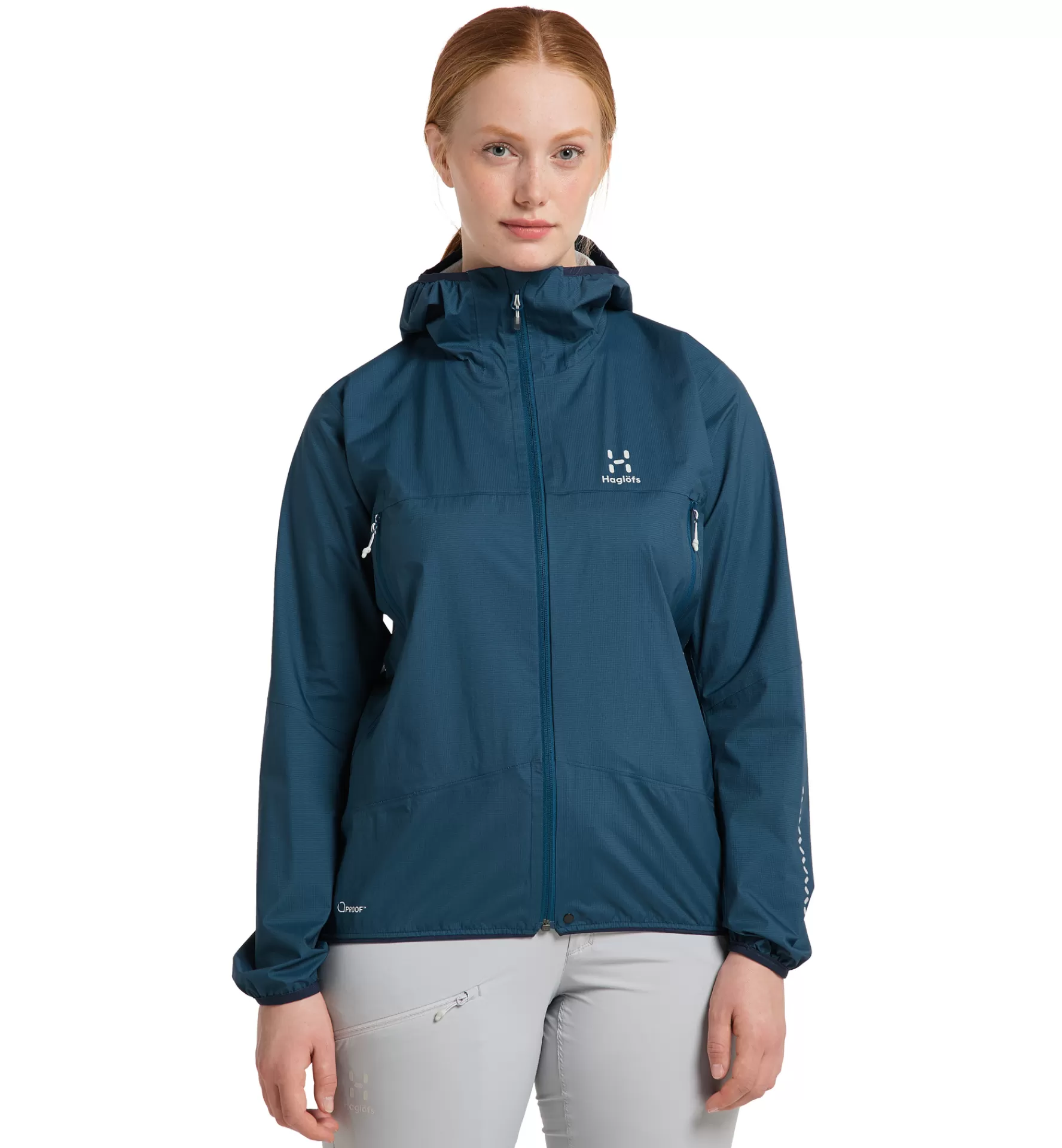 Outlet Haglöfs L.I.M Proof Jacket Women Dark Ocean