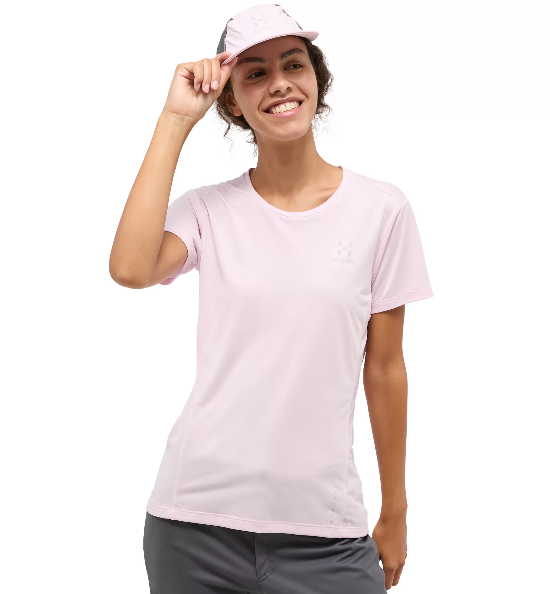 Cheap Haglöfs L.I.M Tech Tee Women Fresh Pink