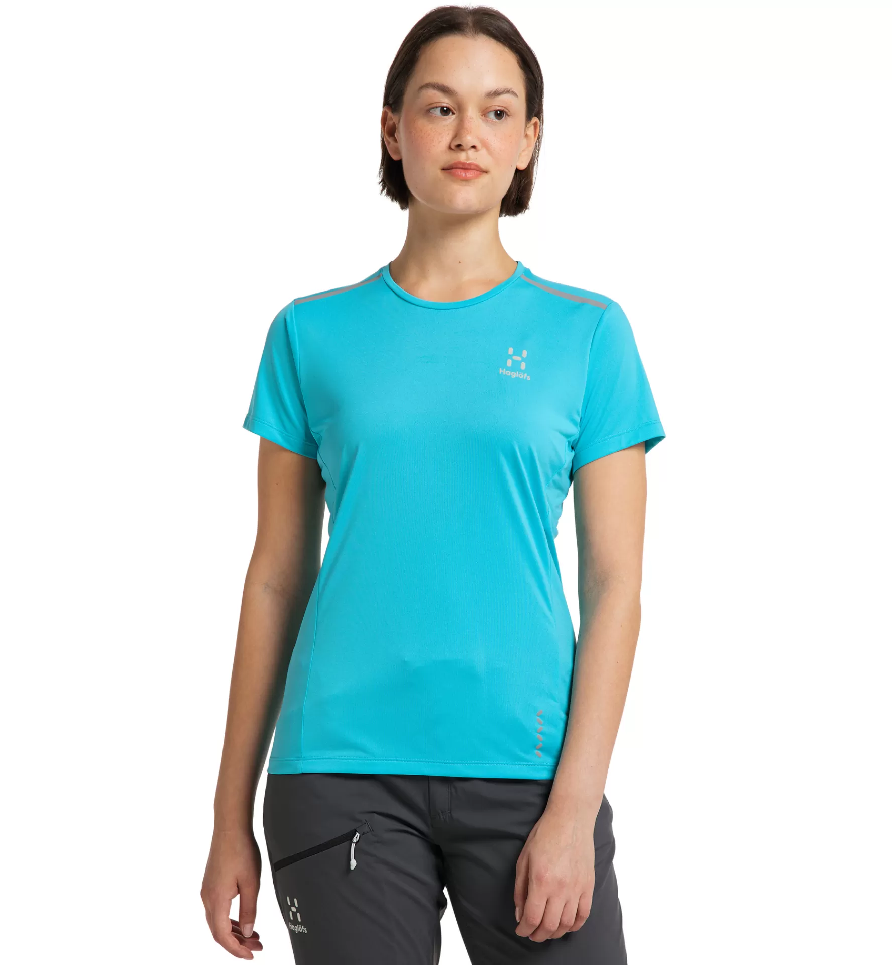 New Haglöfs L.I.M Tech Tee Women Maui Blue