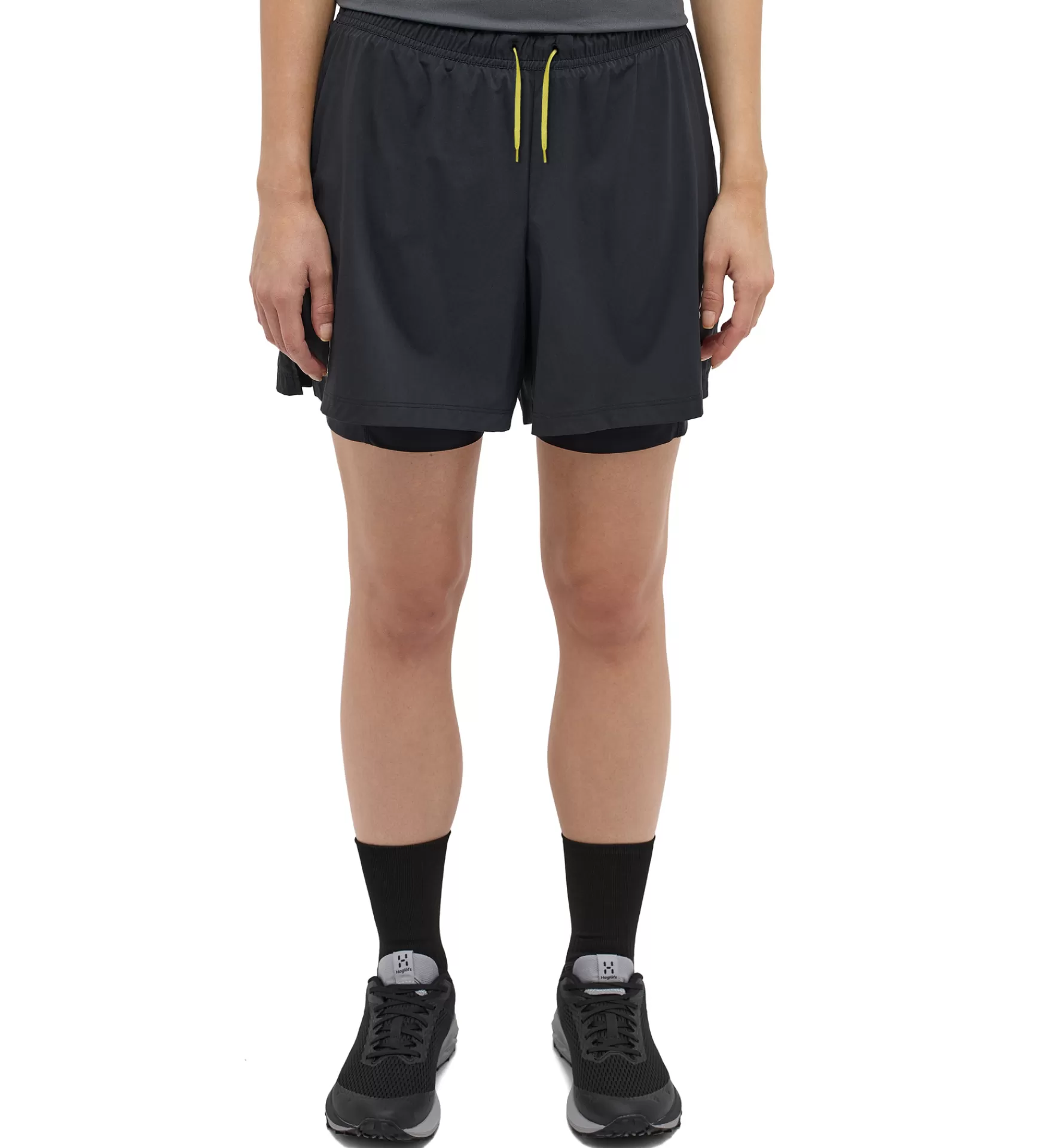 Outlet Haglöfs L.I.M Tempo Trail 2-in-1 Shorts Women True Black