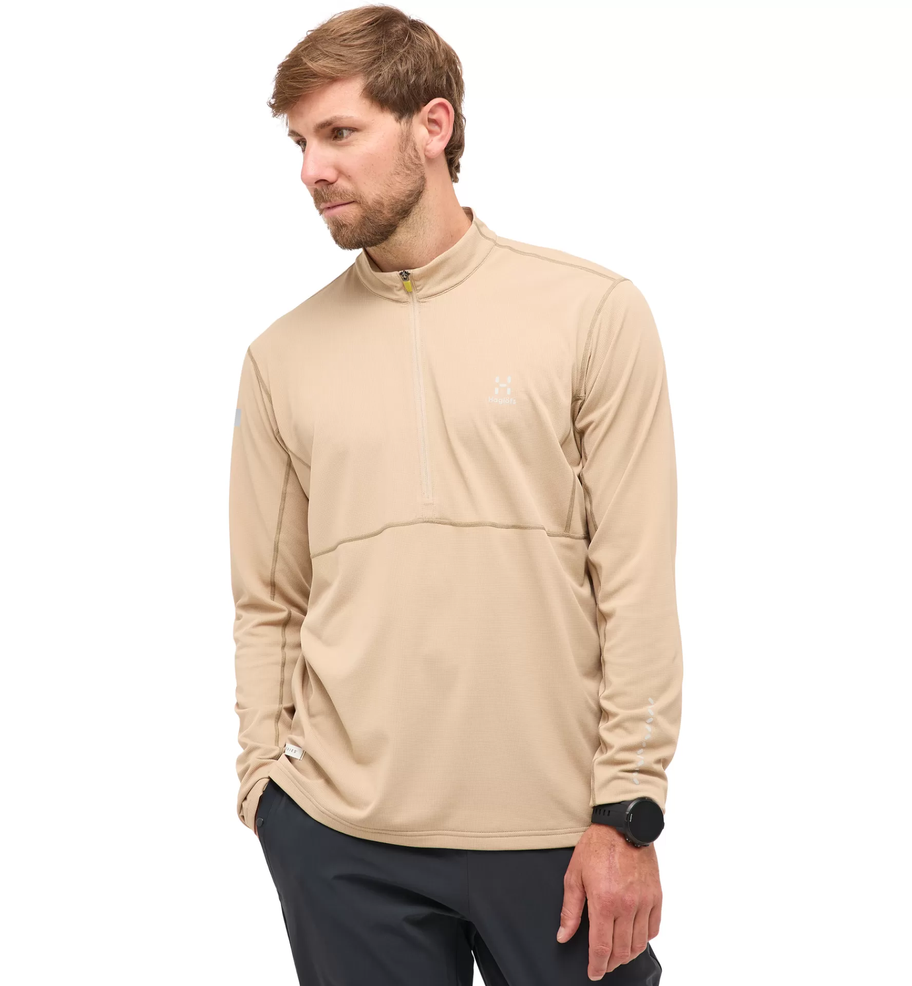 Fashion Haglöfs L.I.M Tempo Trail Halfzip Men Sand