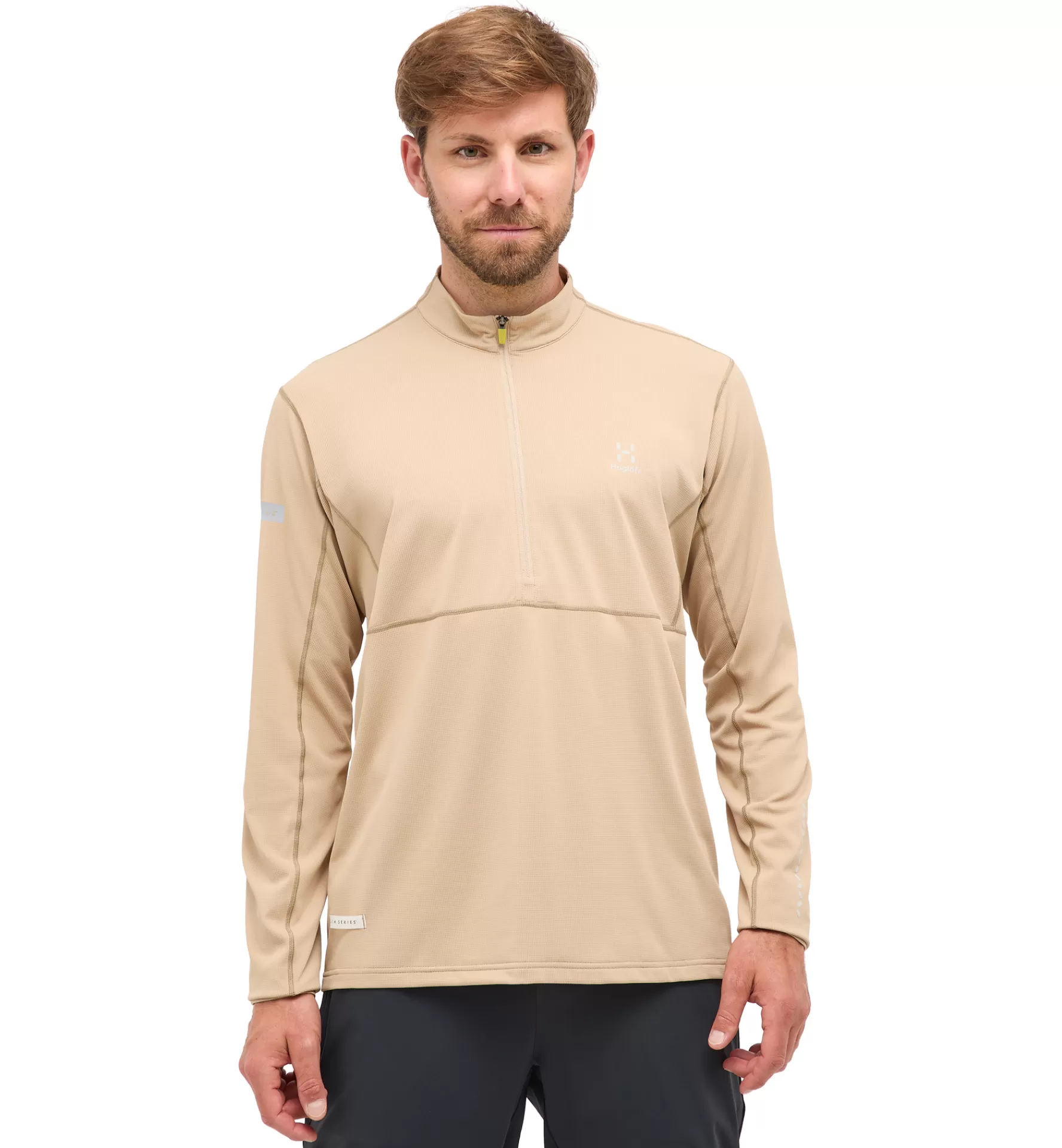 Fashion Haglöfs L.I.M Tempo Trail Halfzip Men Sand