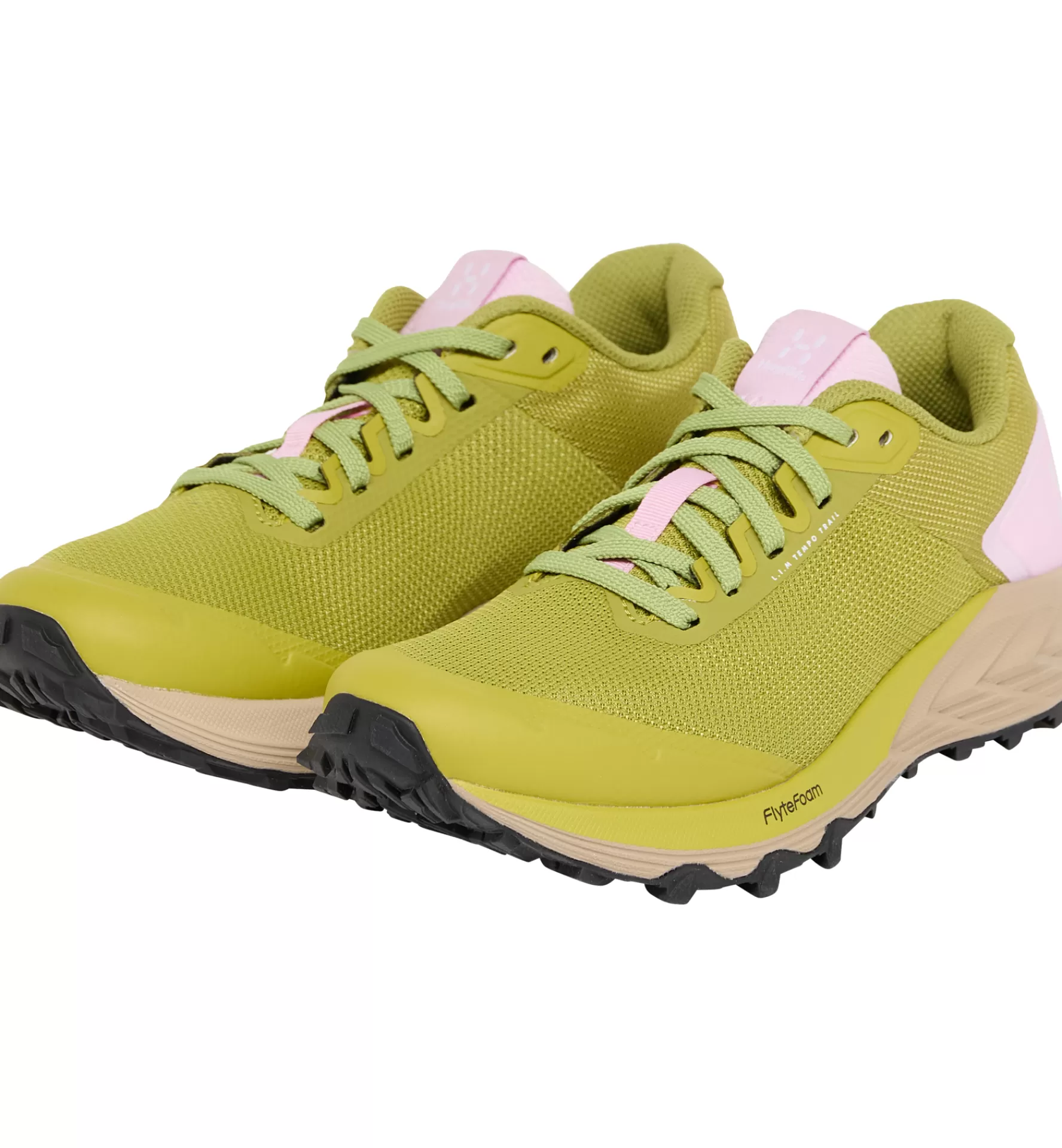 Clearance Haglöfs L.I.M Tempo Trail Low Women Lime Green/Fresh Pink