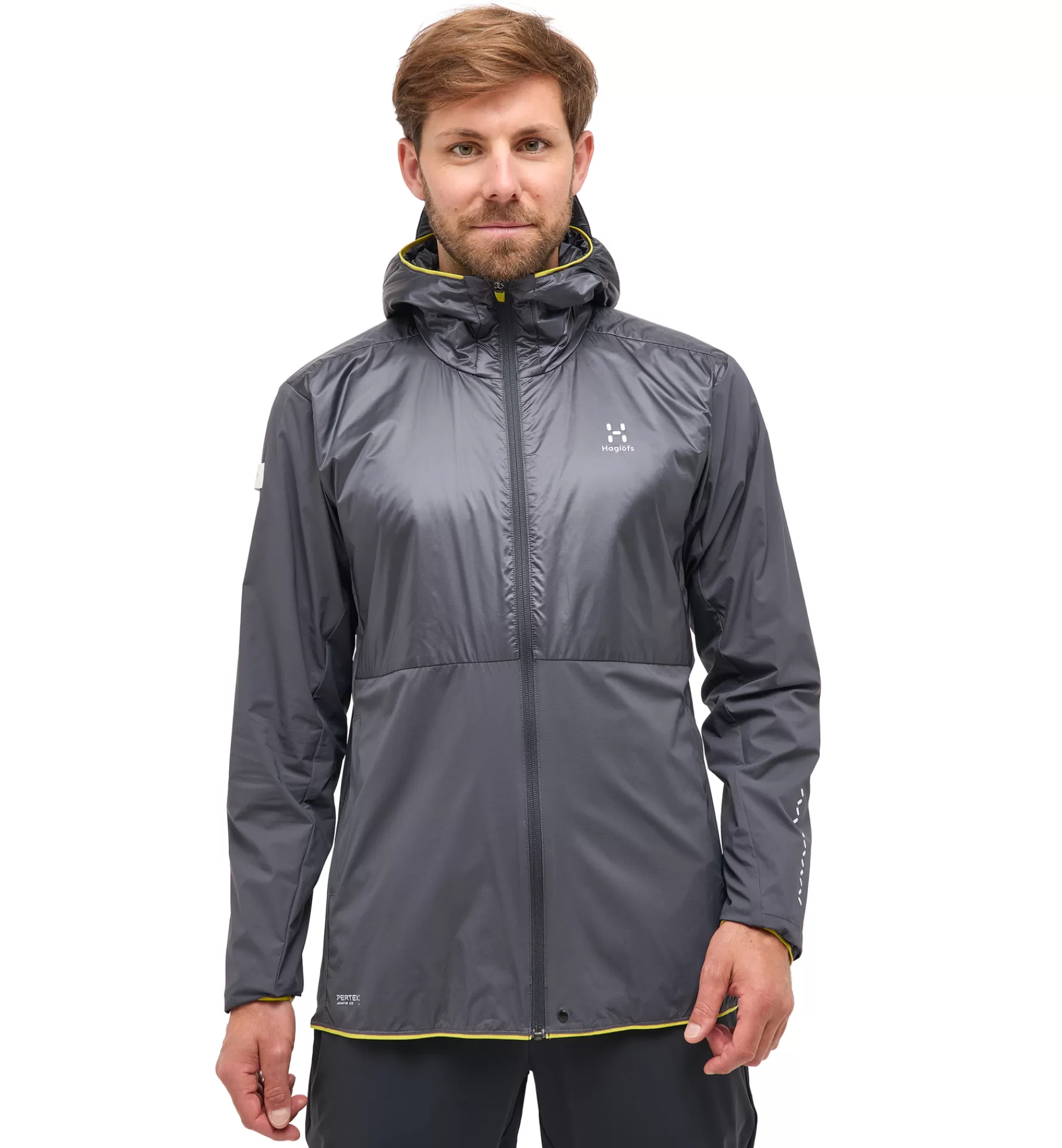 Fashion Haglöfs L.I.M Tempo Trail Mimic Hood Men Magnetite