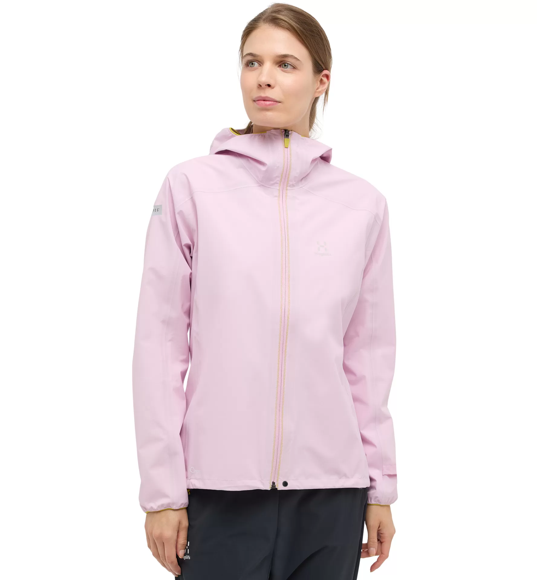 Outlet Haglöfs L.I.M Tempo Trail Proof Jacket Women Fresh Pink