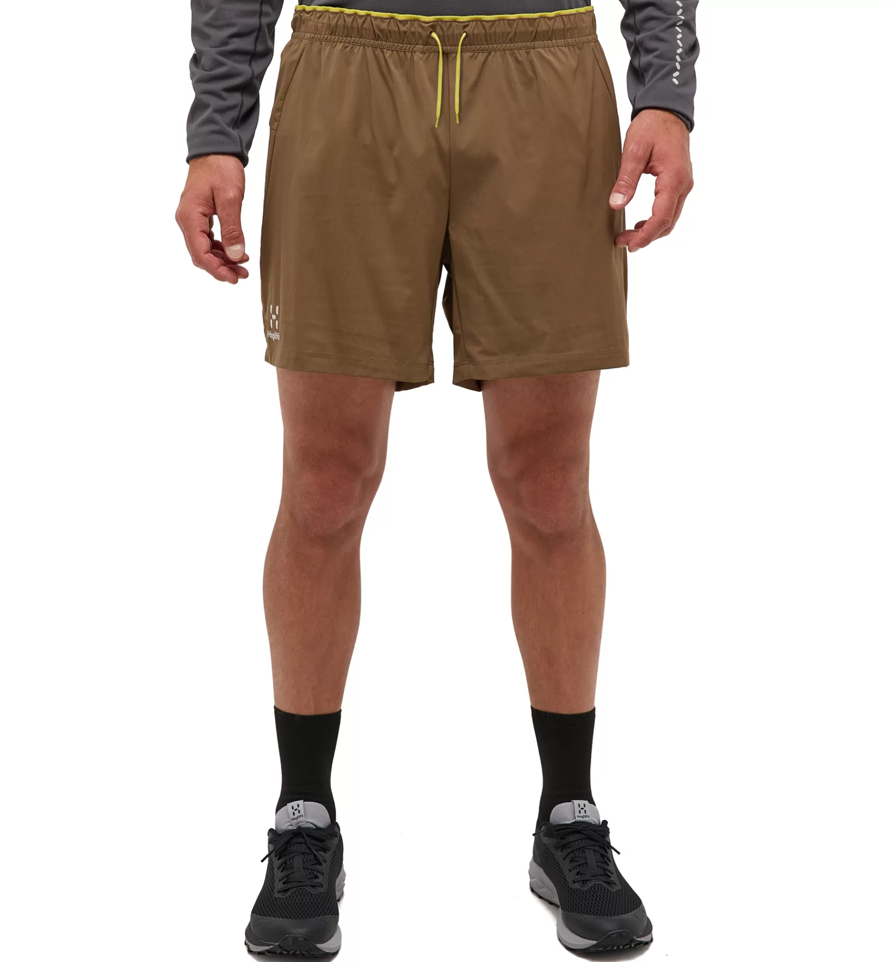 Shop Haglöfs L.I.M Tempo Trail Shorts Men Teak Brown