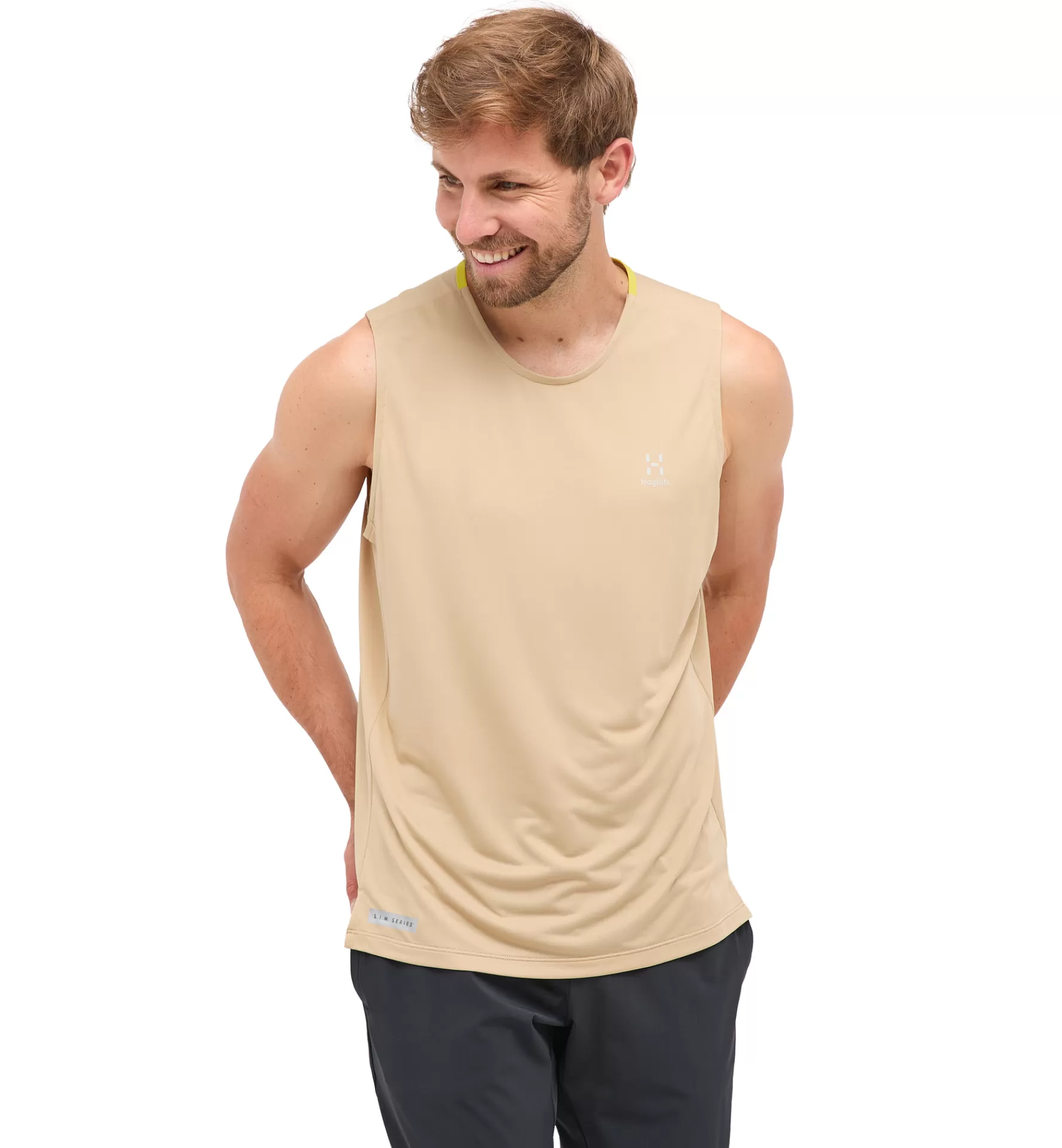 Discount Haglöfs L.I.M Tempo Trail Tank Men Sand