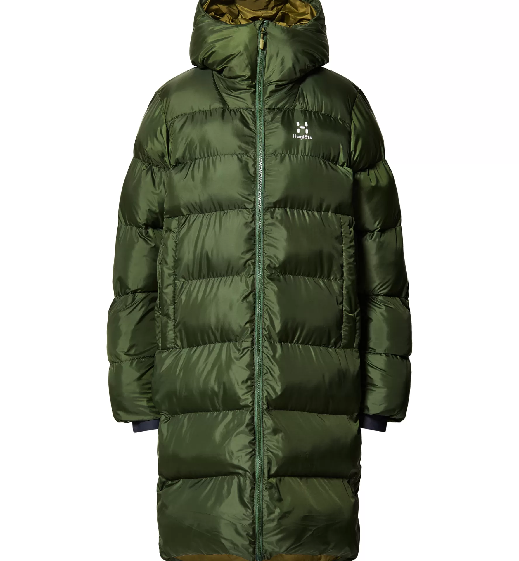 Outlet Haglöfs Long Mimic Parka Women Seaweed Green