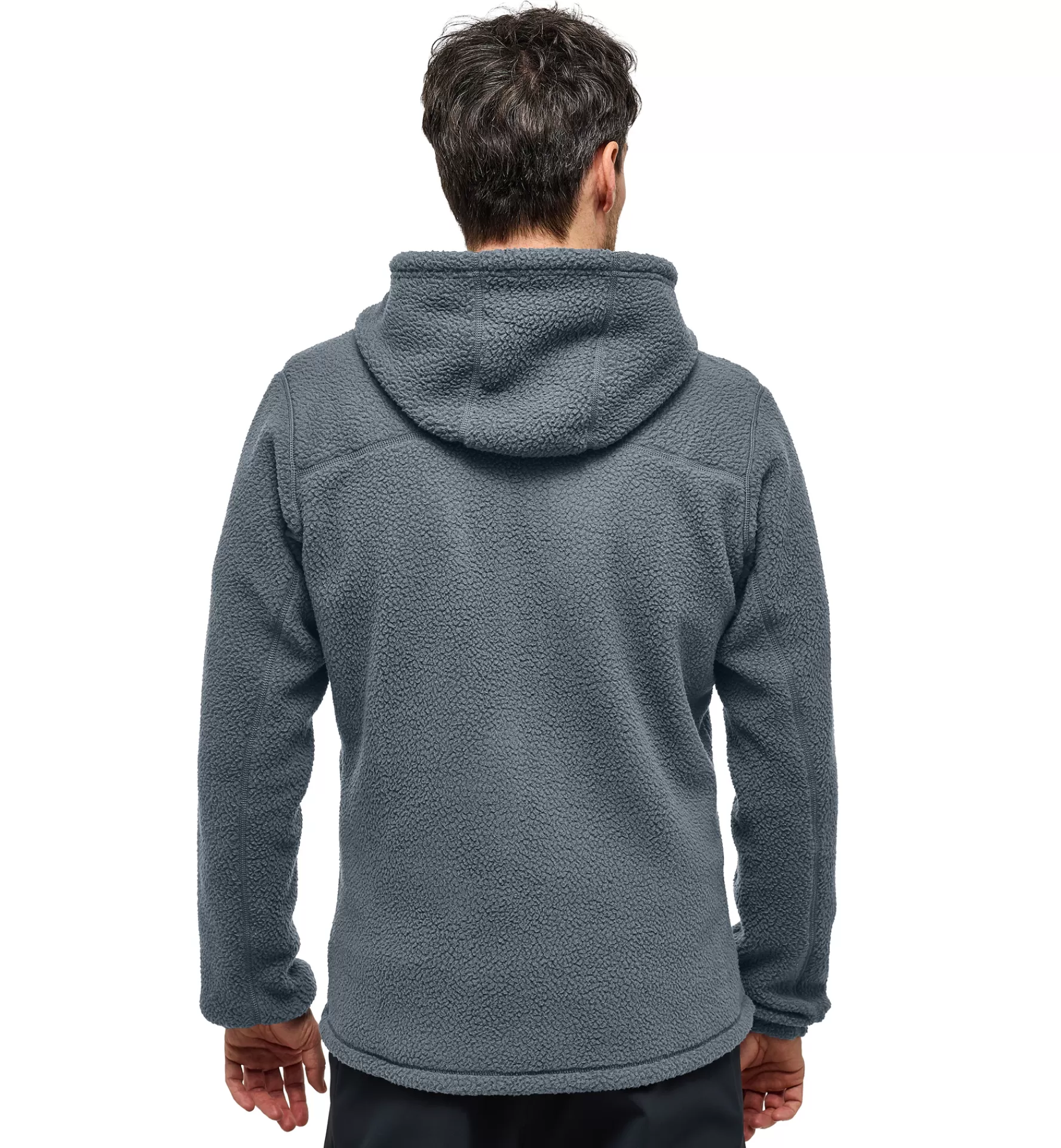 Discount Haglöfs Malung Pile Hood Men Steel Blue