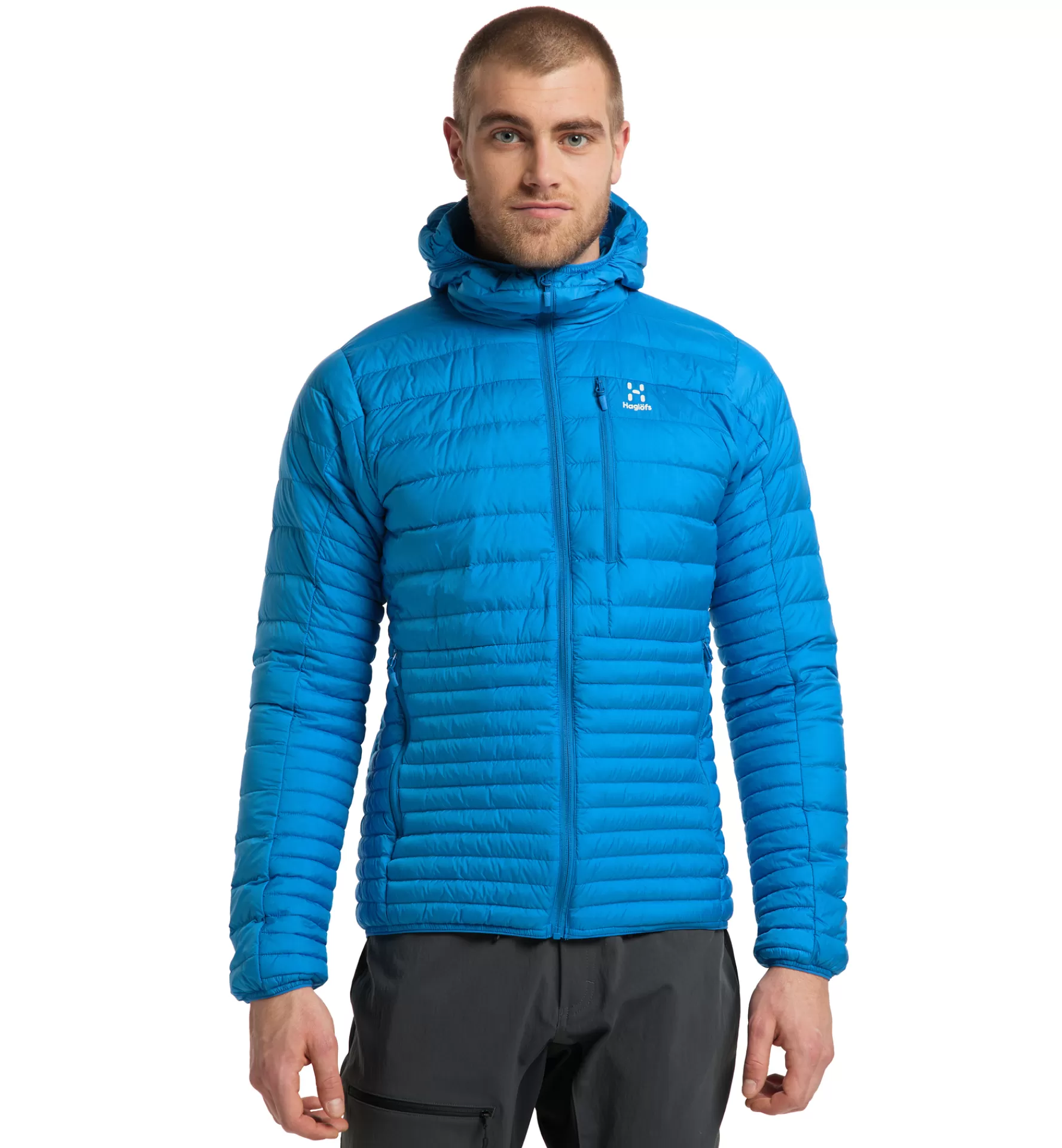 Hot Haglöfs Micro Nordic Down Hood Men Nordic Blue