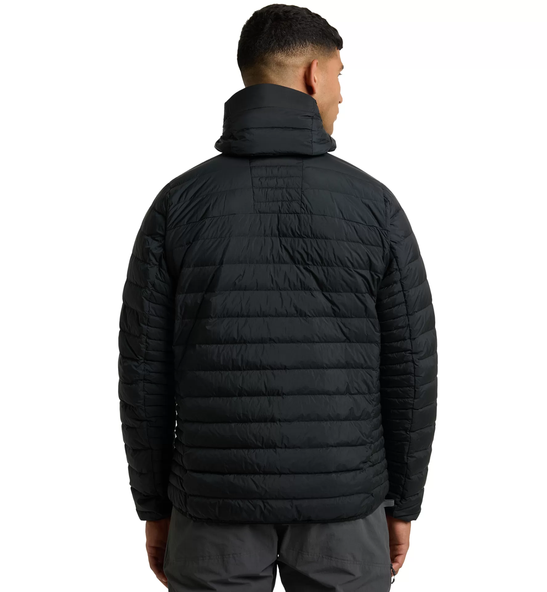 Clearance Haglöfs Micro Nordic Down Hood Men True Black