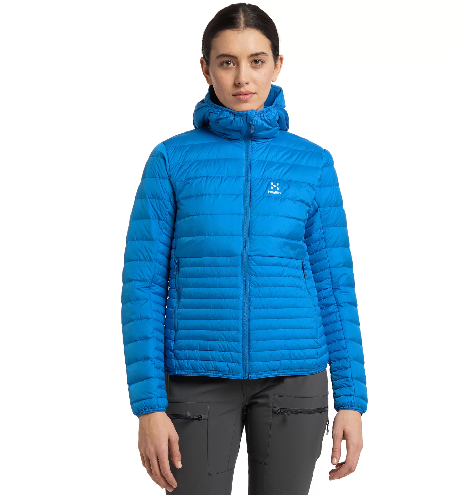 Online Haglöfs Micro Nordic Down Hood Women Nordic Blue