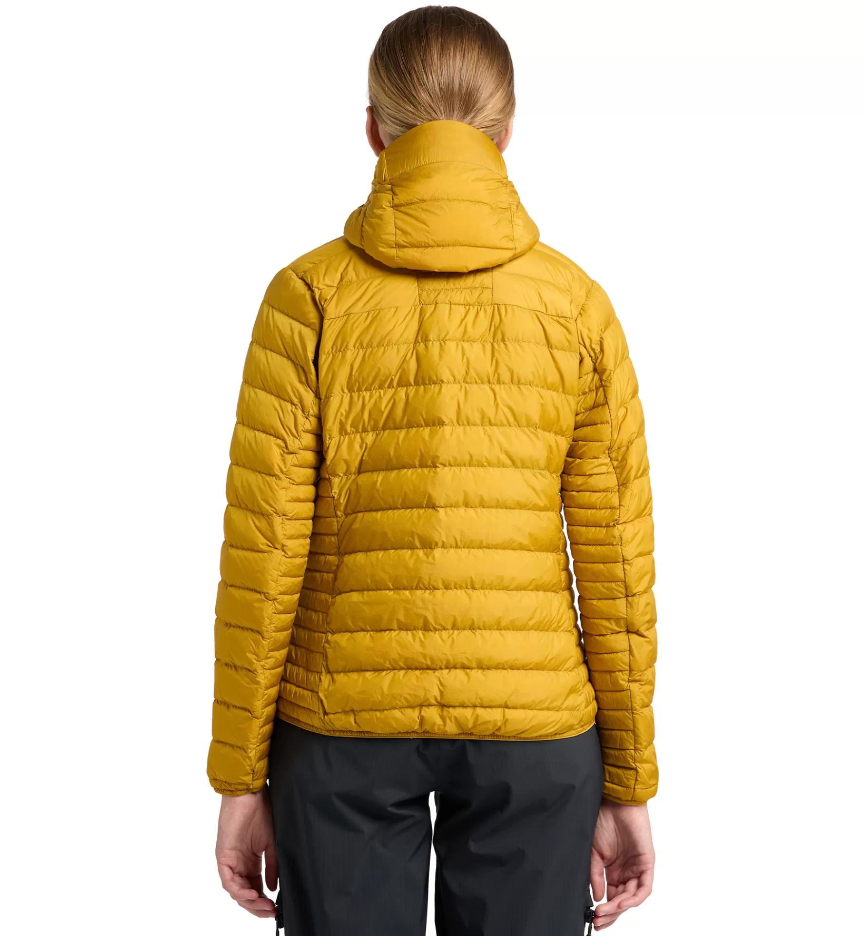 Clearance Haglöfs Micro Nordic Down Hood Women Autumn Leaves