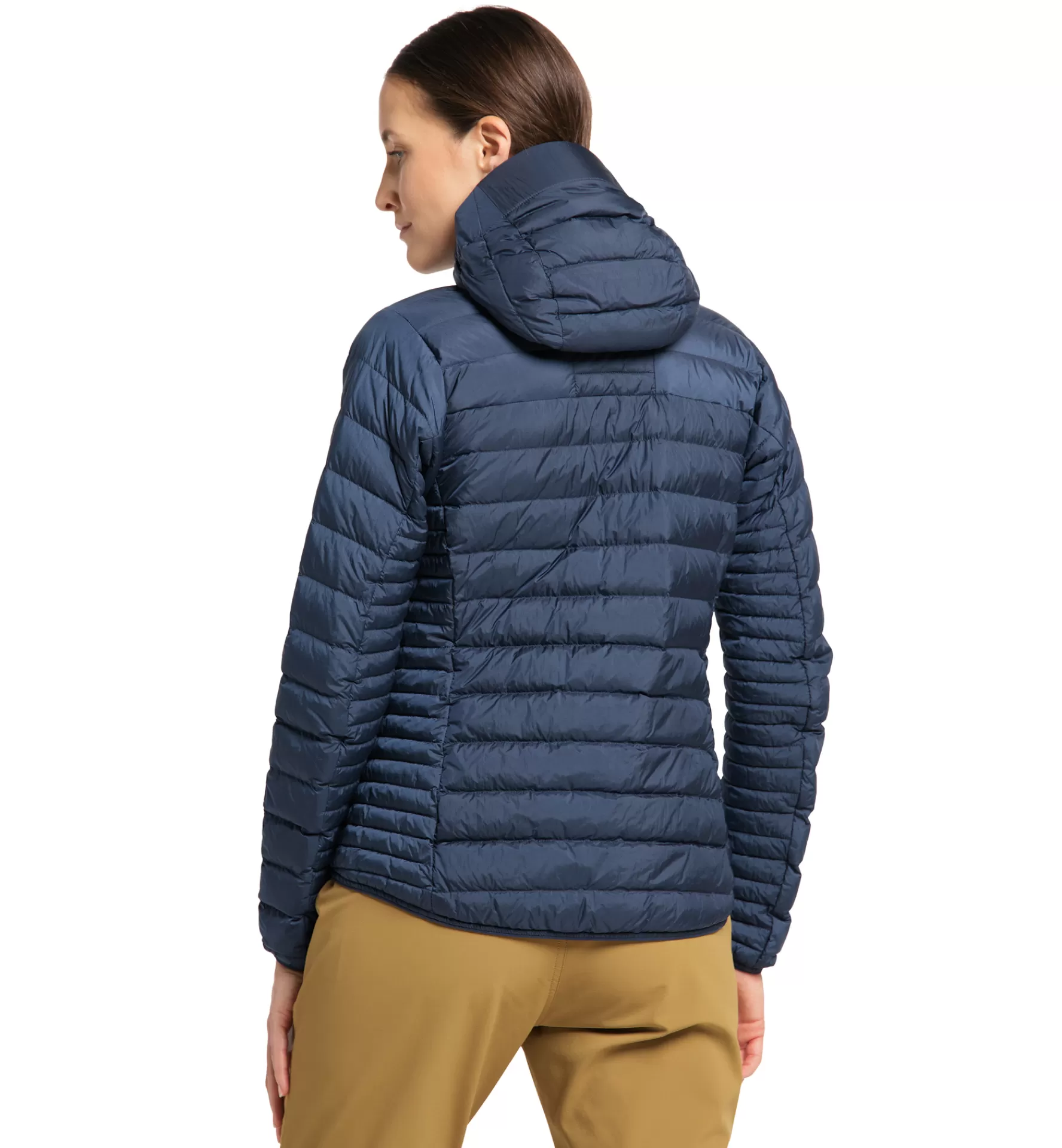 Shop Haglöfs Micro Nordic Down Hood Women Tarn Blue