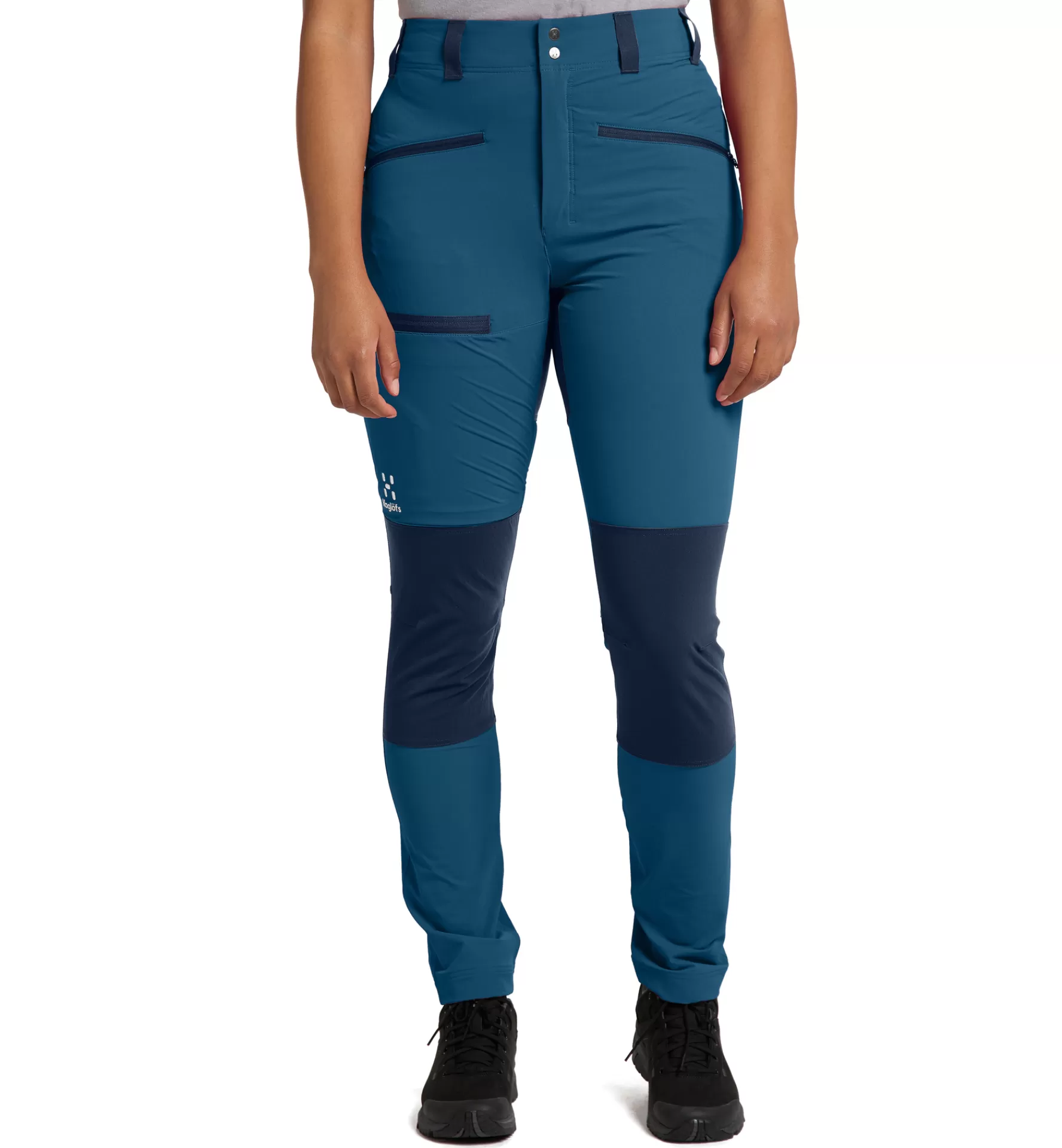 New Haglöfs Mid Slim Pant Women Dark Ocean/Tarn Blue