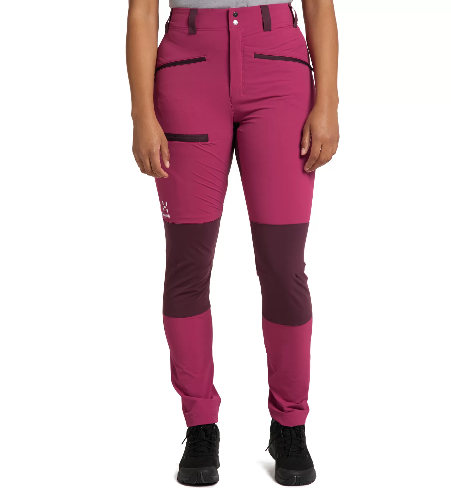 Discount Haglöfs Mid Slim Pant Women Deep Pink/Aubergine