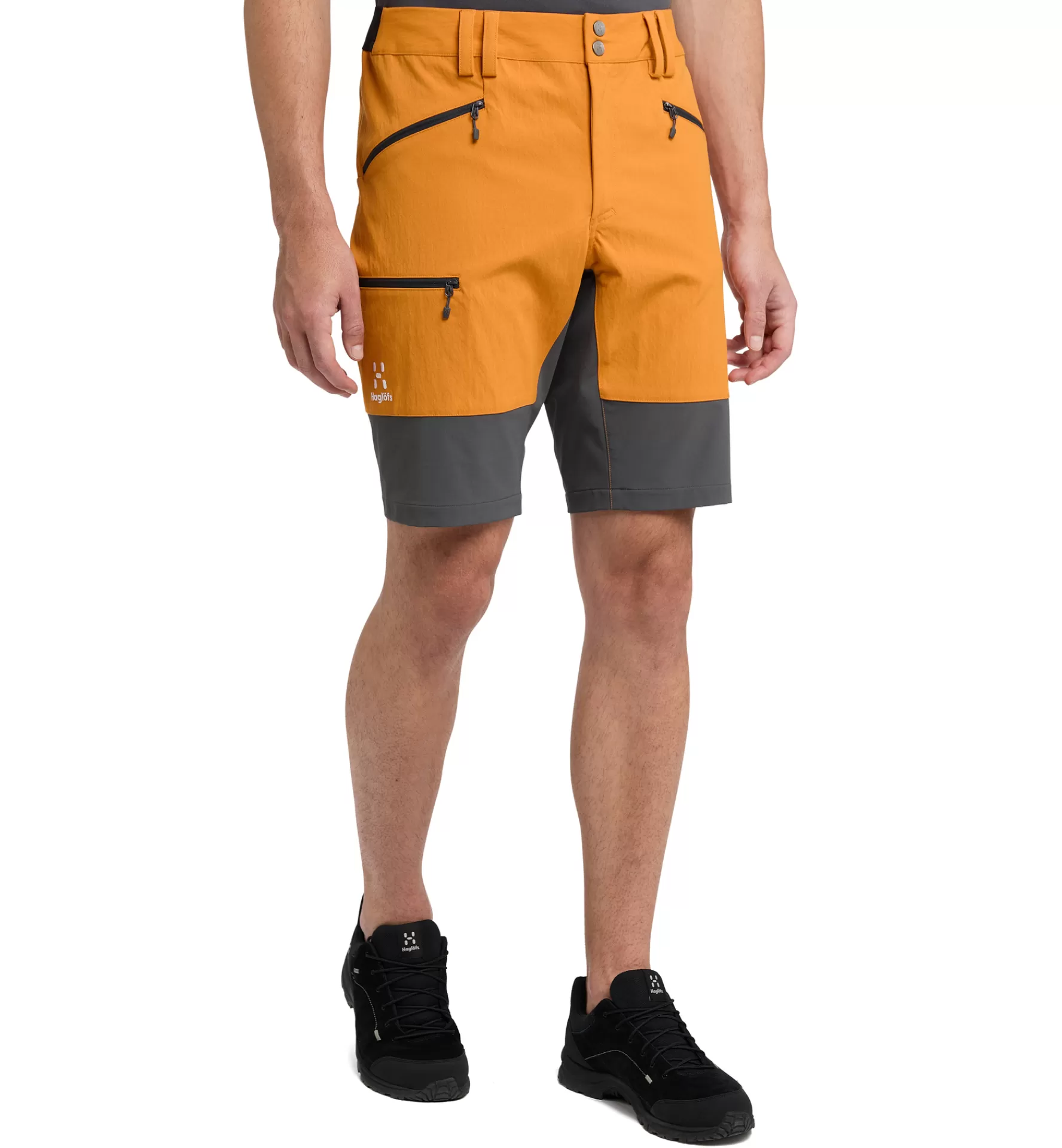 Outlet Haglöfs Mid Slim Shorts Men Desert Yellow/Magnetite