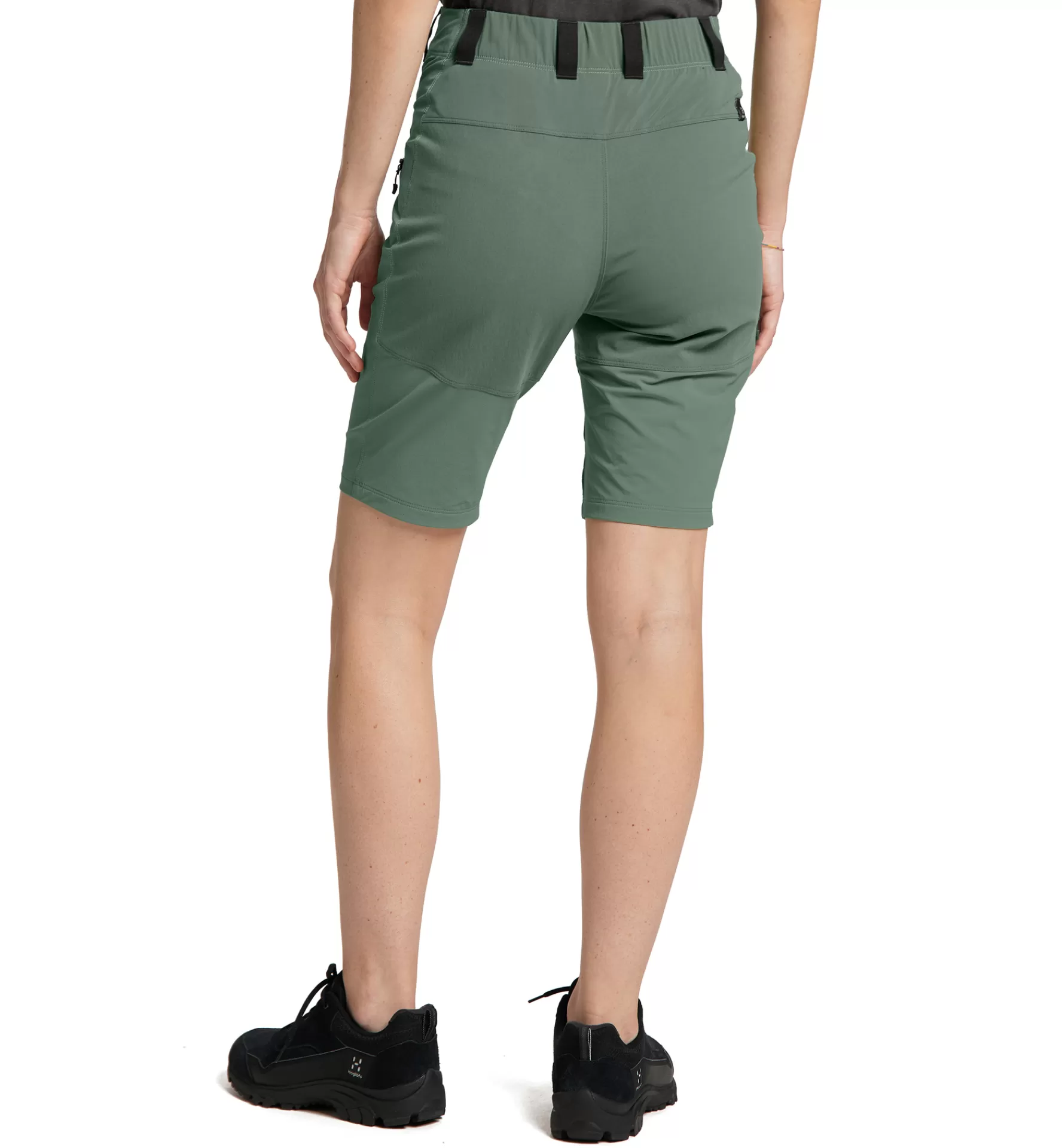 Discount Haglöfs Mid Slim Shorts Women Fjell green/True black