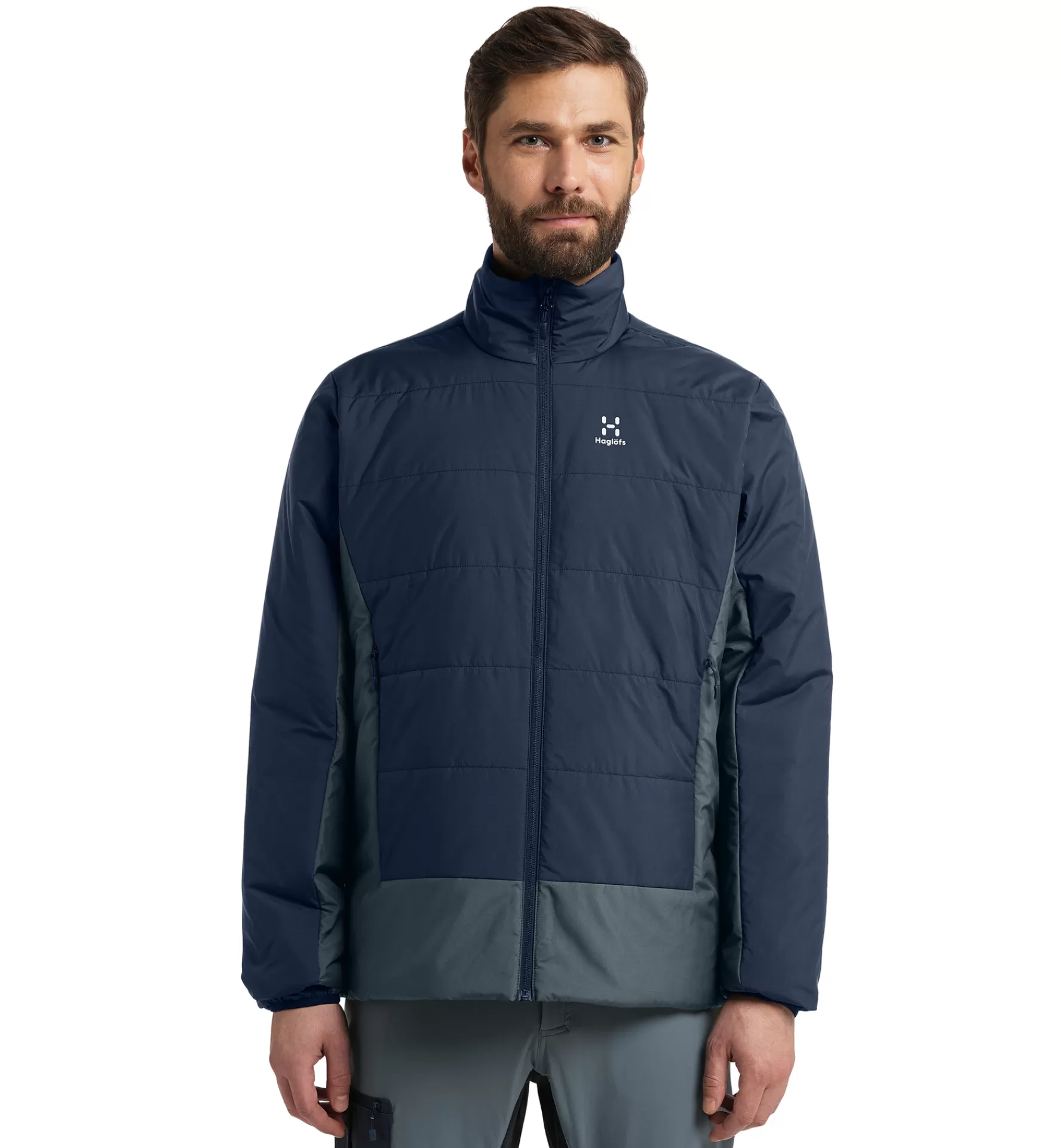 Outlet Haglöfs Mimic Silver Jacket Men Tarn Blue