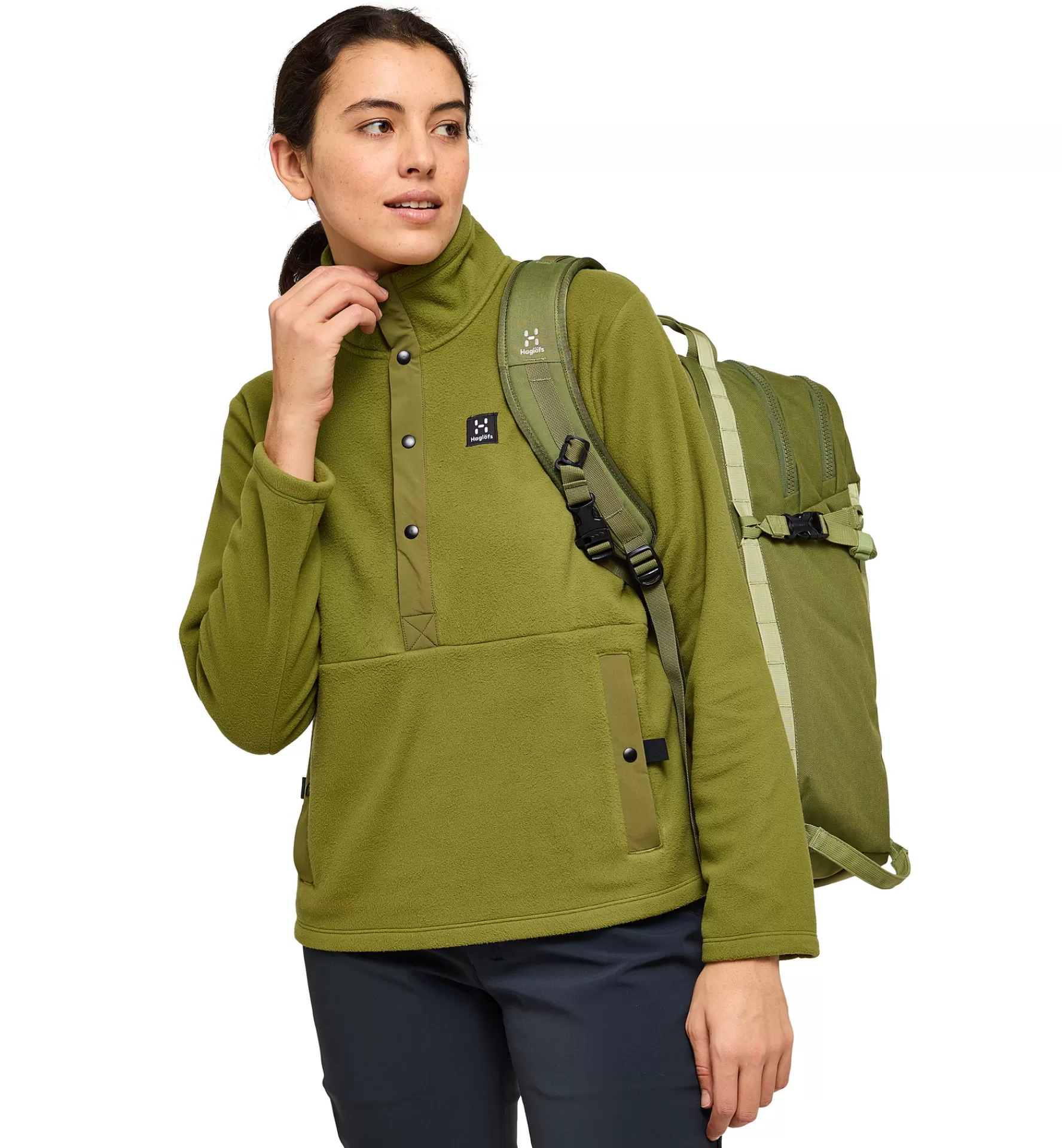 Outlet Haglöfs Mora Mid Women Olive Green