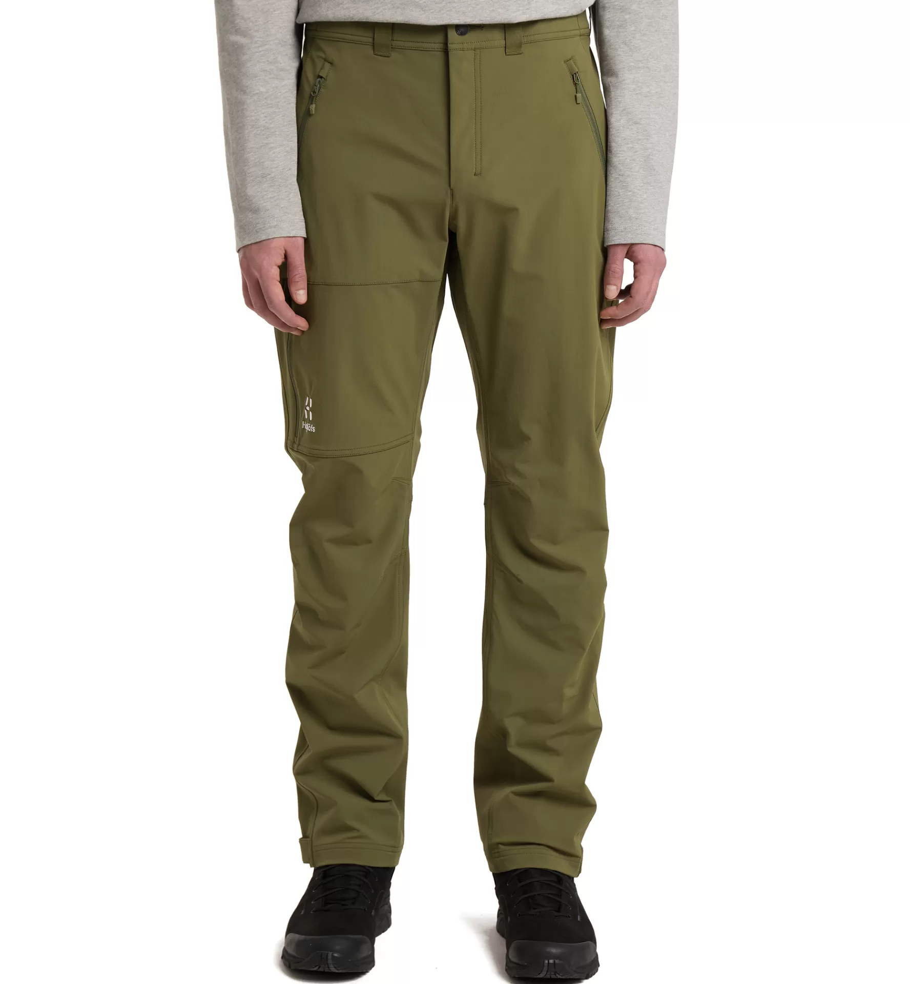 Online Haglöfs Morän Softshell Standard Pant Men Olive Green