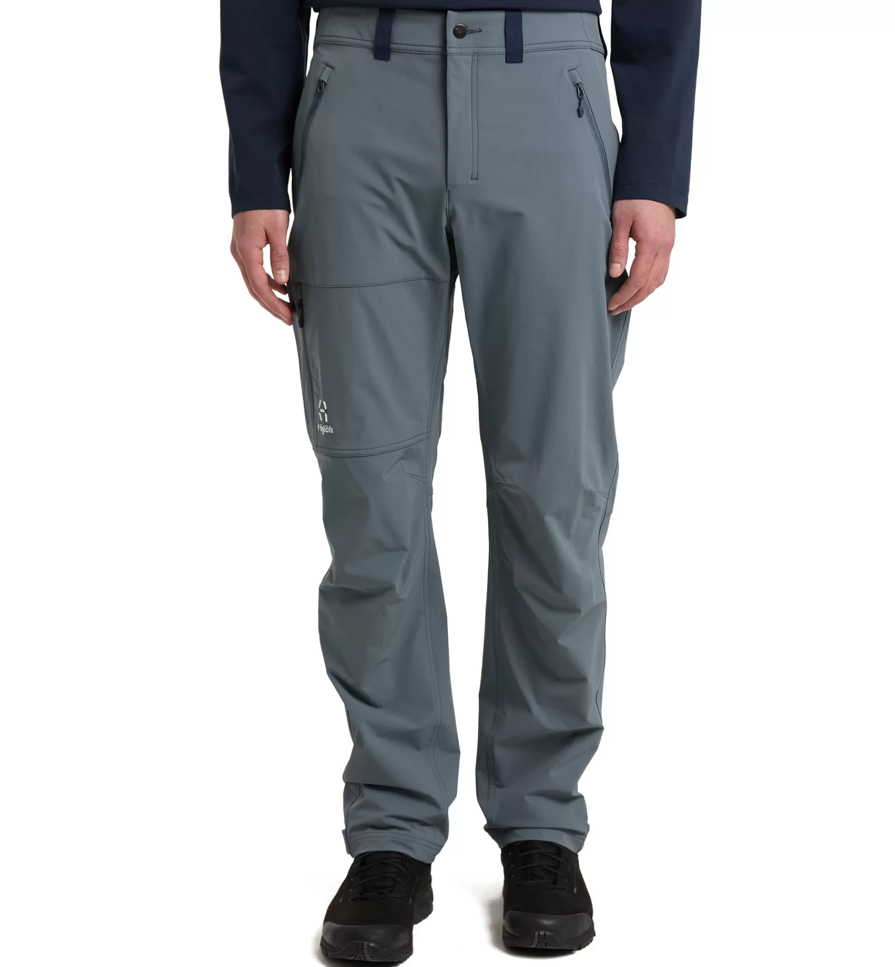 Best Sale Haglöfs Morän Softshell Standard Pant Men Steel Blue