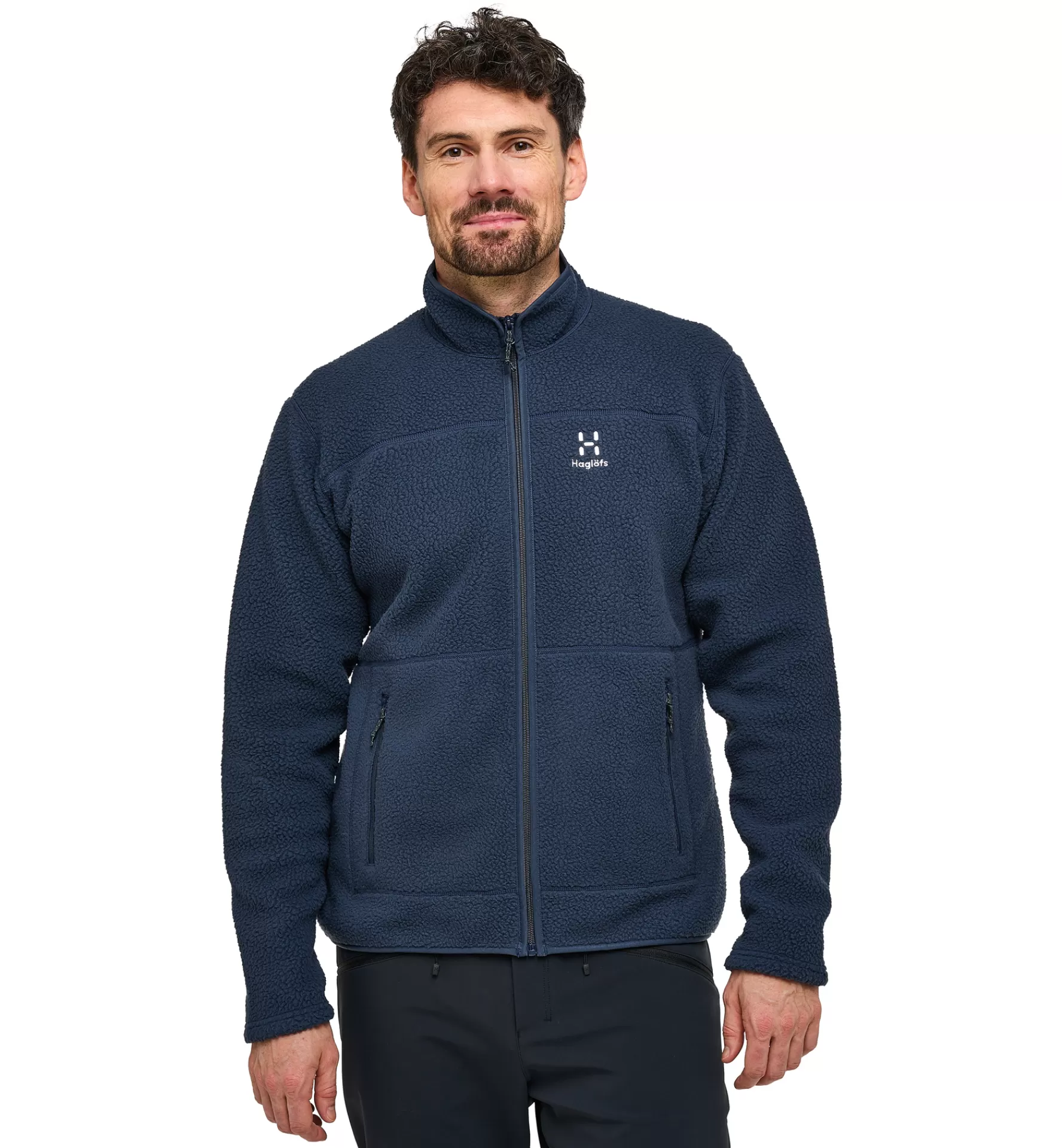 Clearance Haglöfs Mossa Pile Jacket Men Tarn Blue