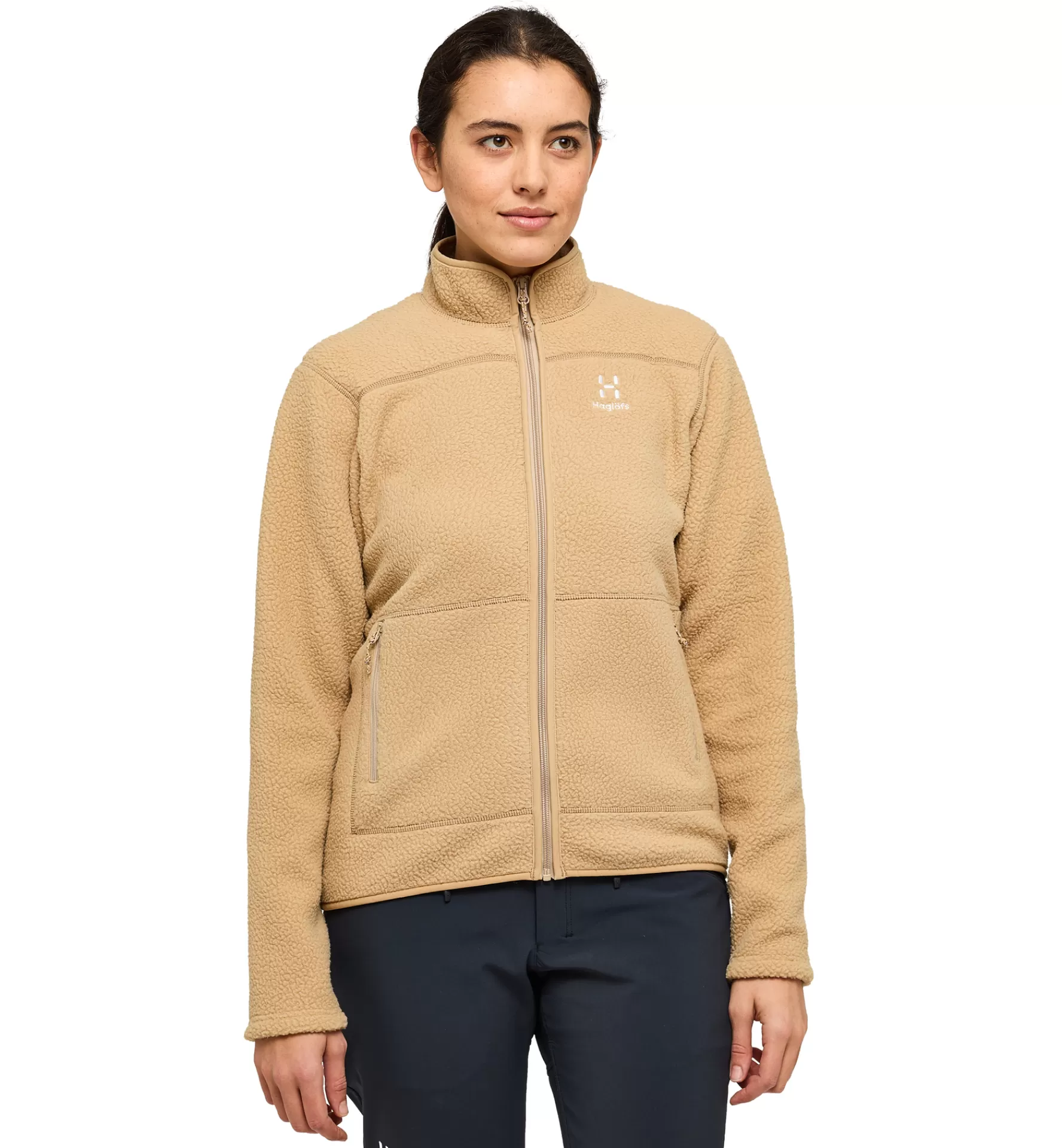 New Haglöfs Mossa Pile Jacket Women Sand