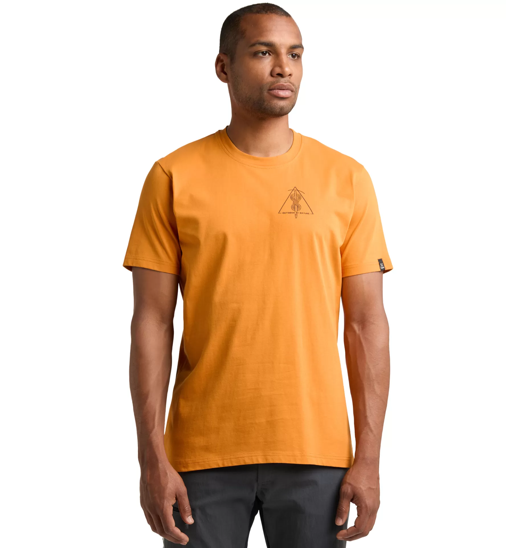 Store Haglöfs Outsider By Nature Print Tee Men Desert Yellow