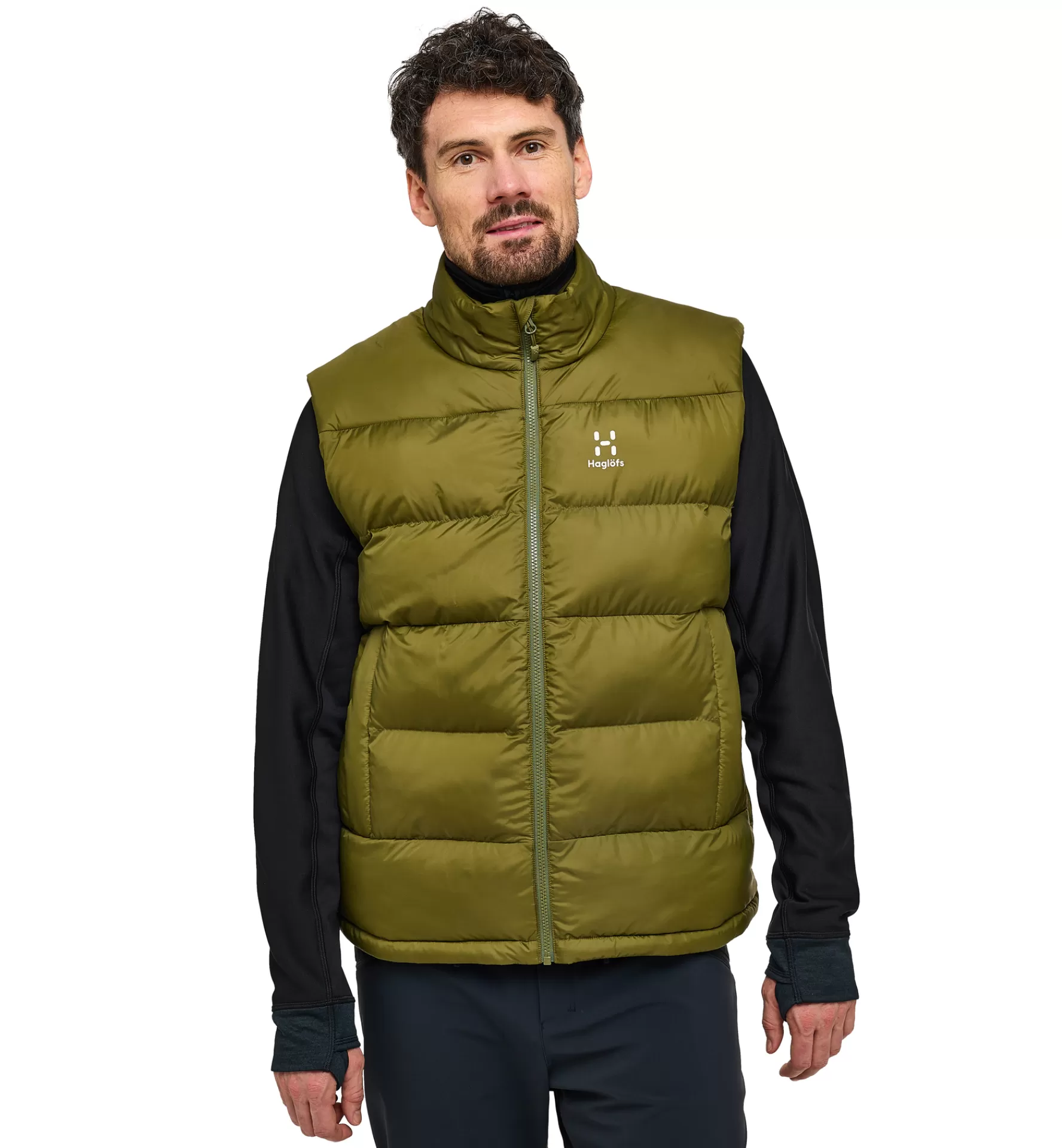 Hot Haglöfs Puffy Mimic Vest Men Olive Green