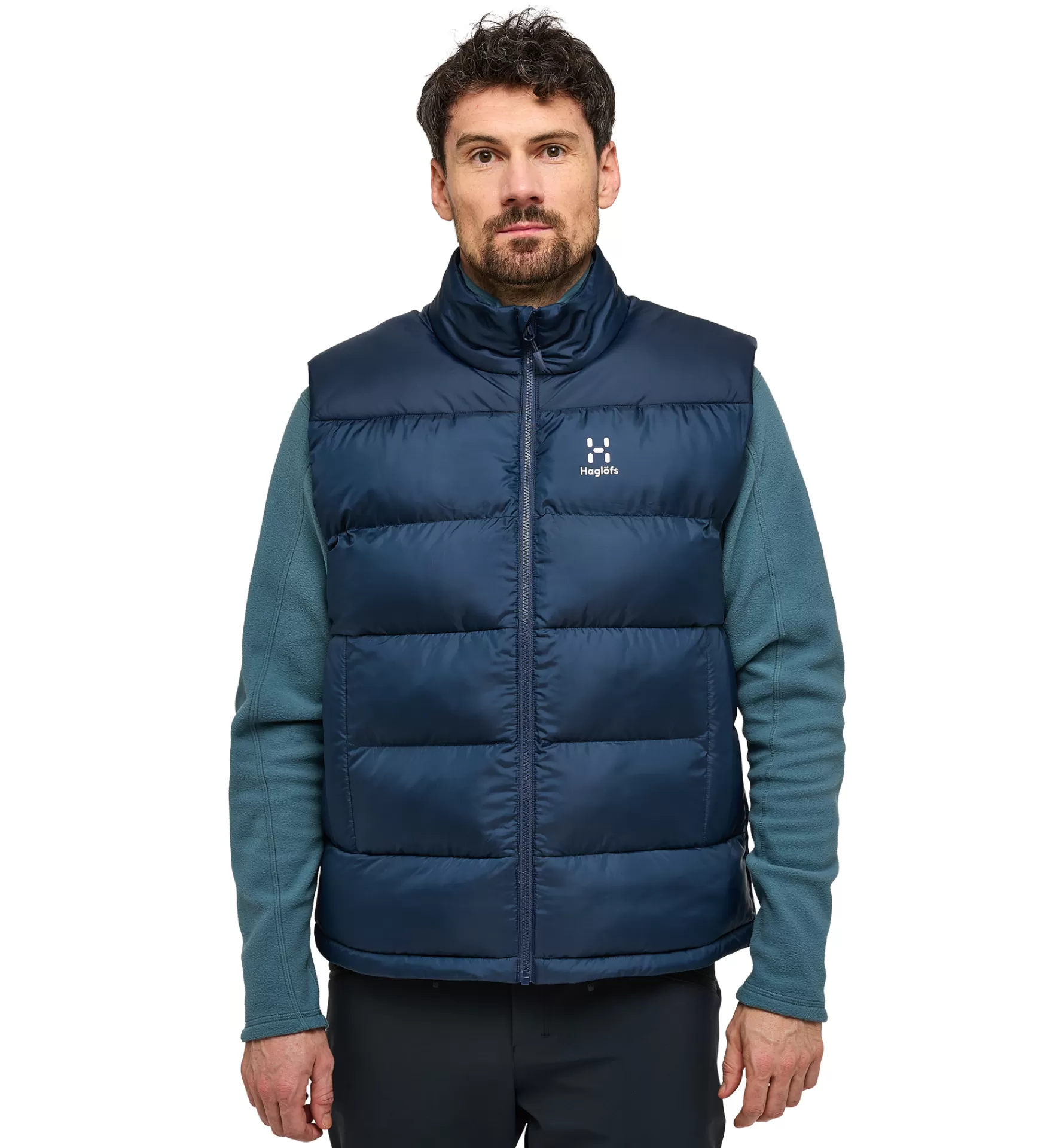 Clearance Haglöfs Puffy Mimic Vest Men Tarn Blue