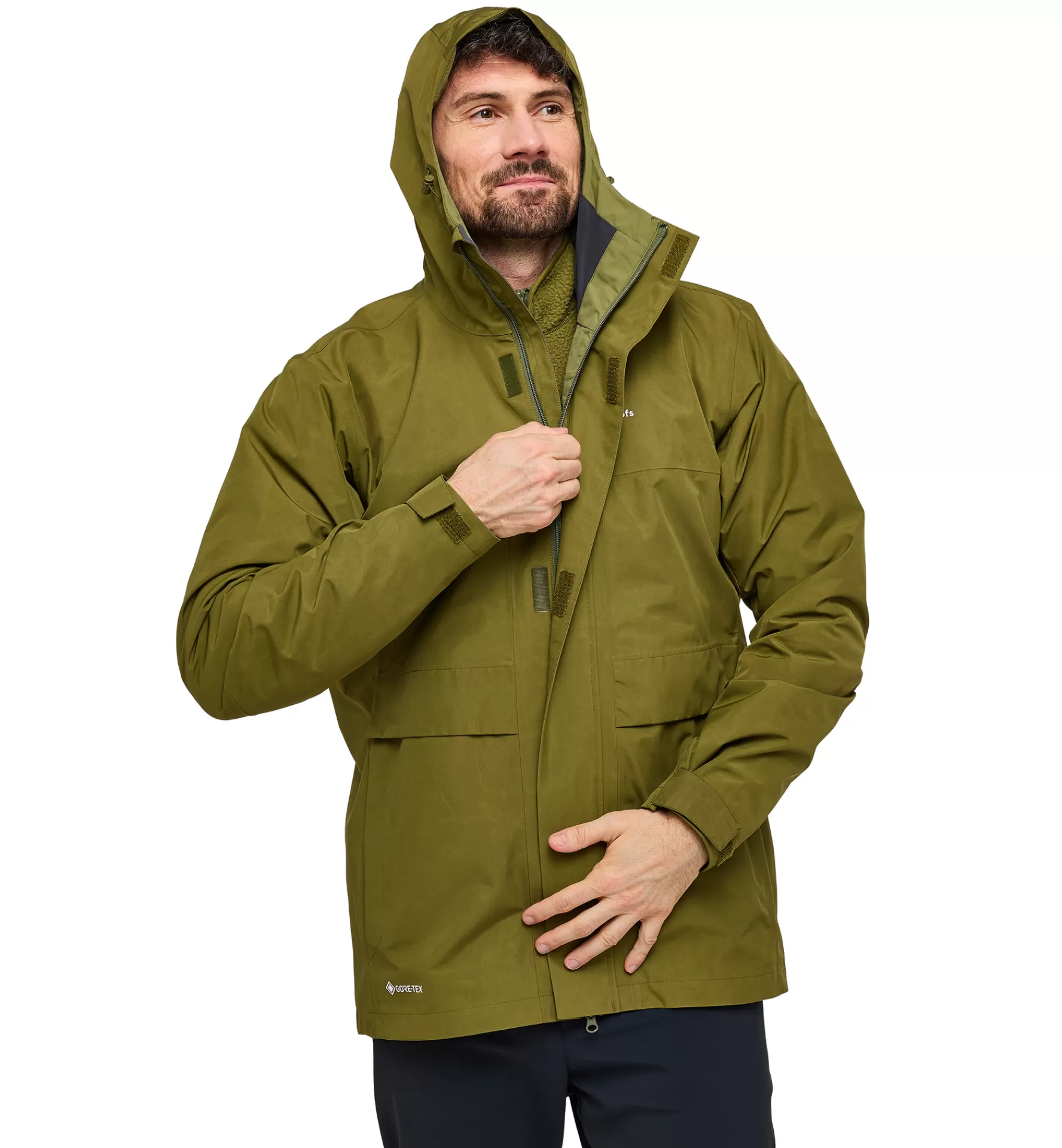 Cheap Haglöfs Reed GTX Parka Men Olive Green