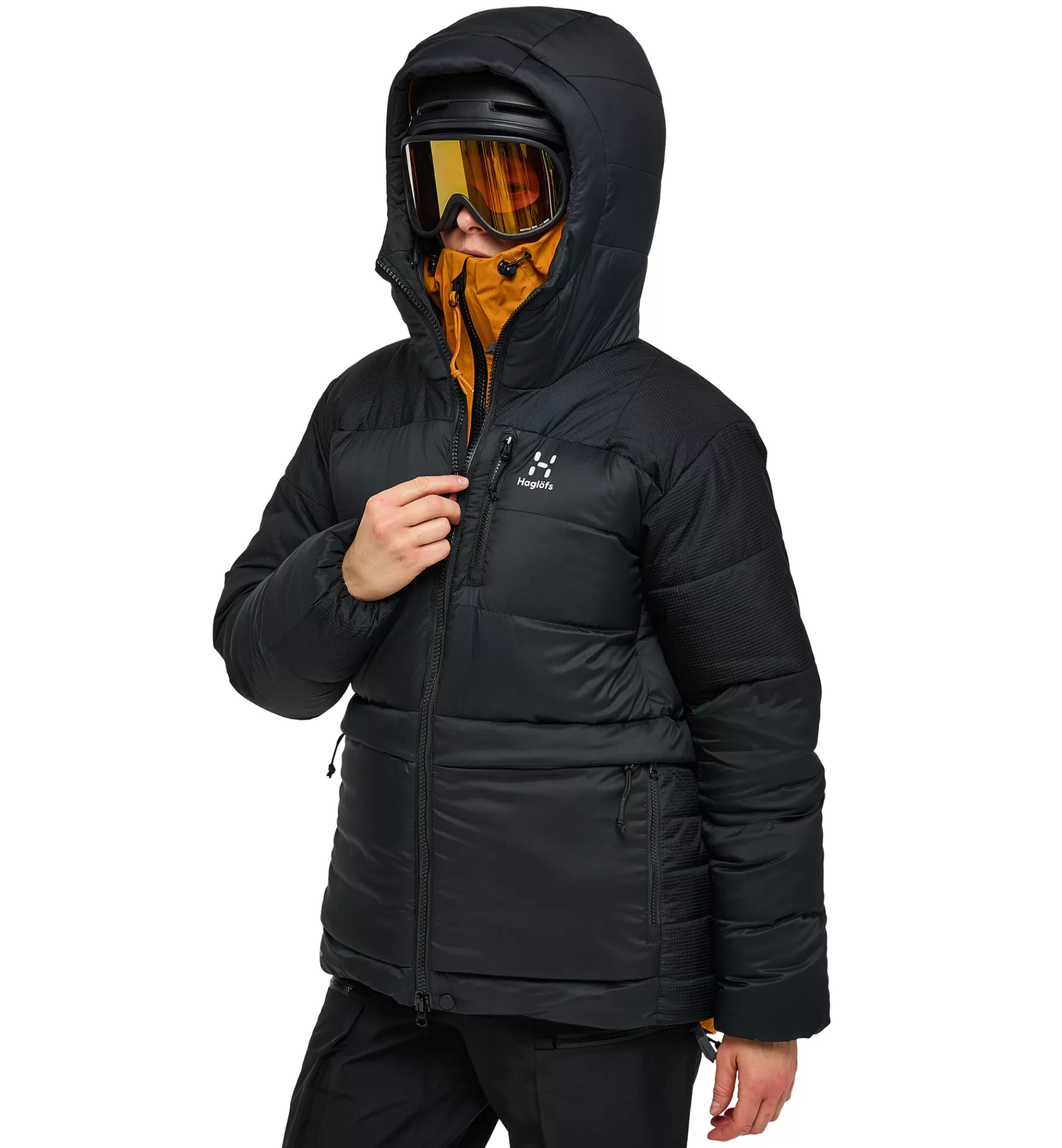 Best Haglöfs Riksgränsen Down 850 Hood Women True Black