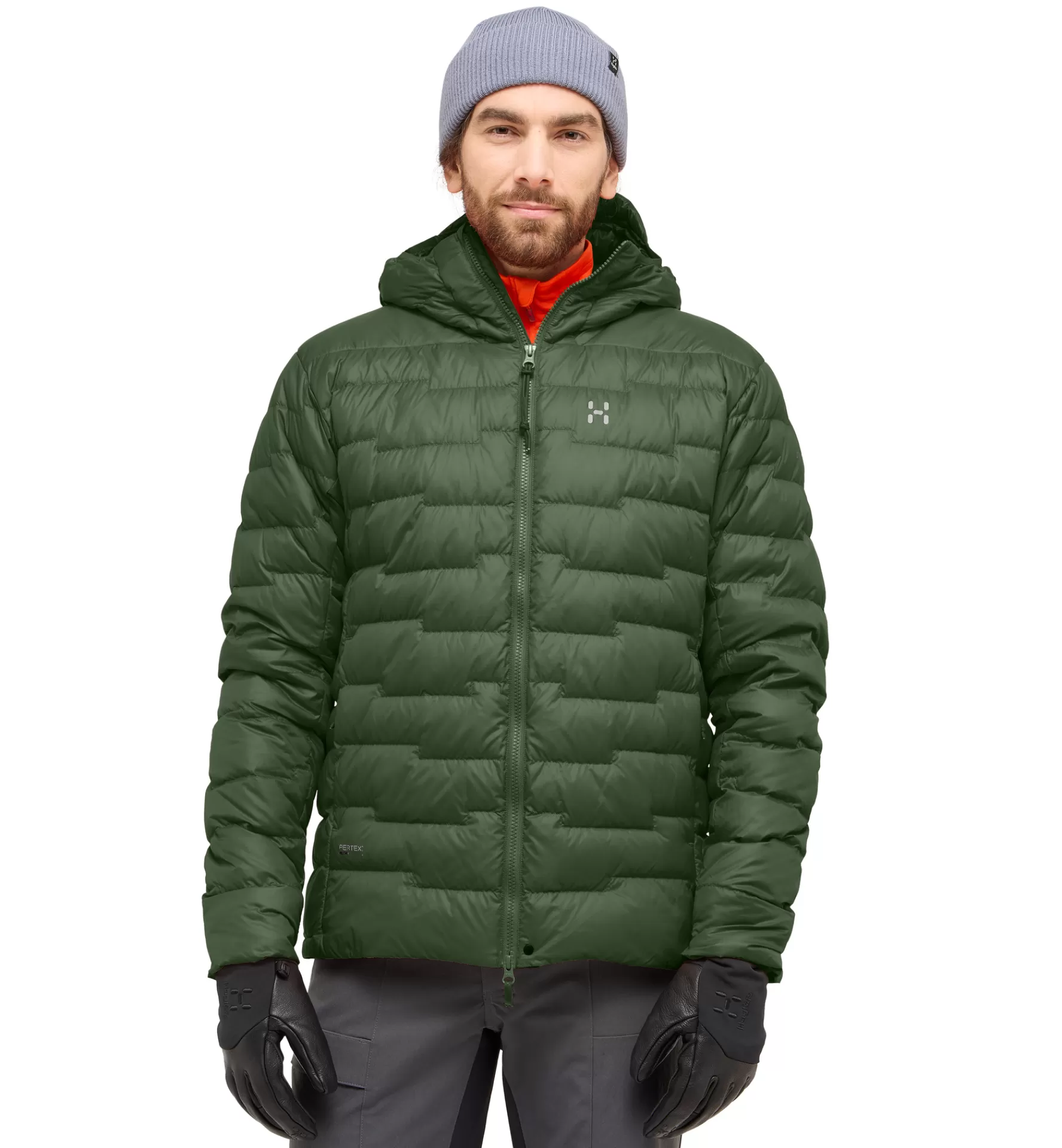 New Haglöfs ROC Flash Down Hood Men Seaweed Green