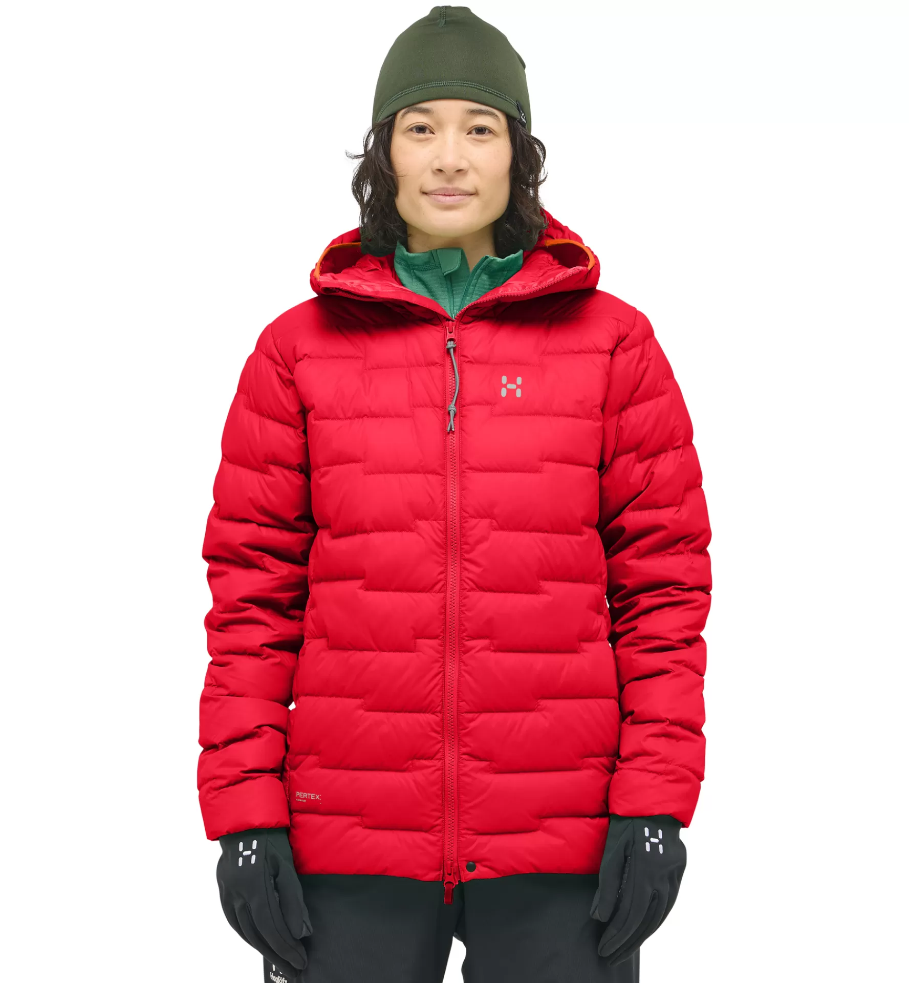 Discount Haglöfs ROC Flash Down Hood Women Bright Red