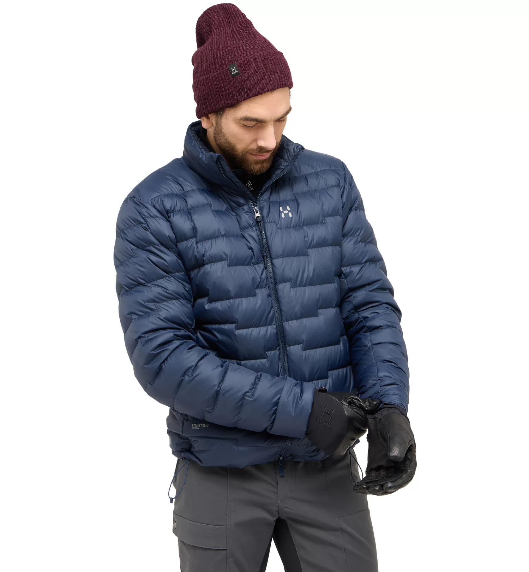 Online Haglöfs ROC Flash Down Jacket Men Tarn Blue