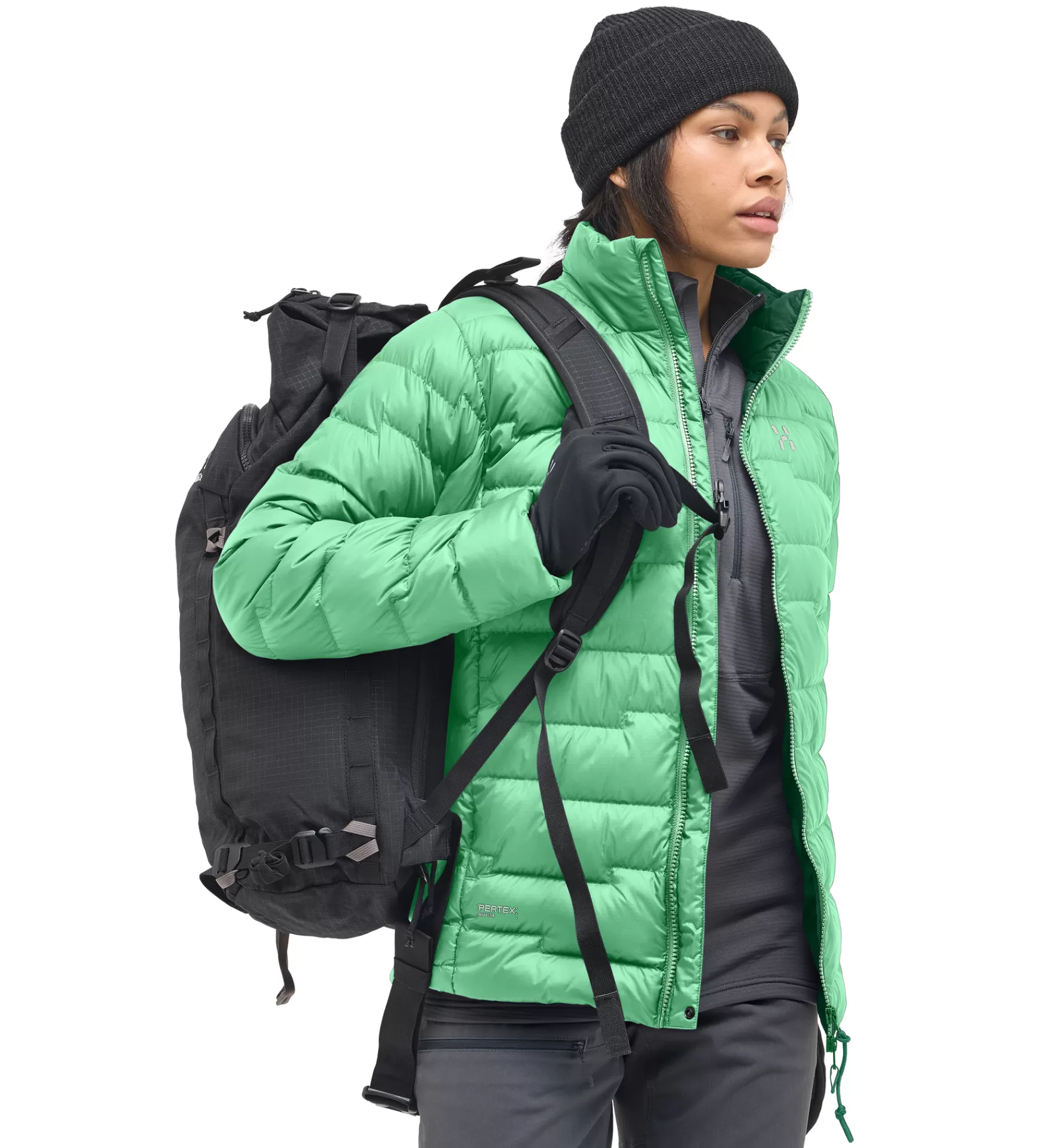 New Haglöfs ROC Flash Down Jacket Women Mint Stone