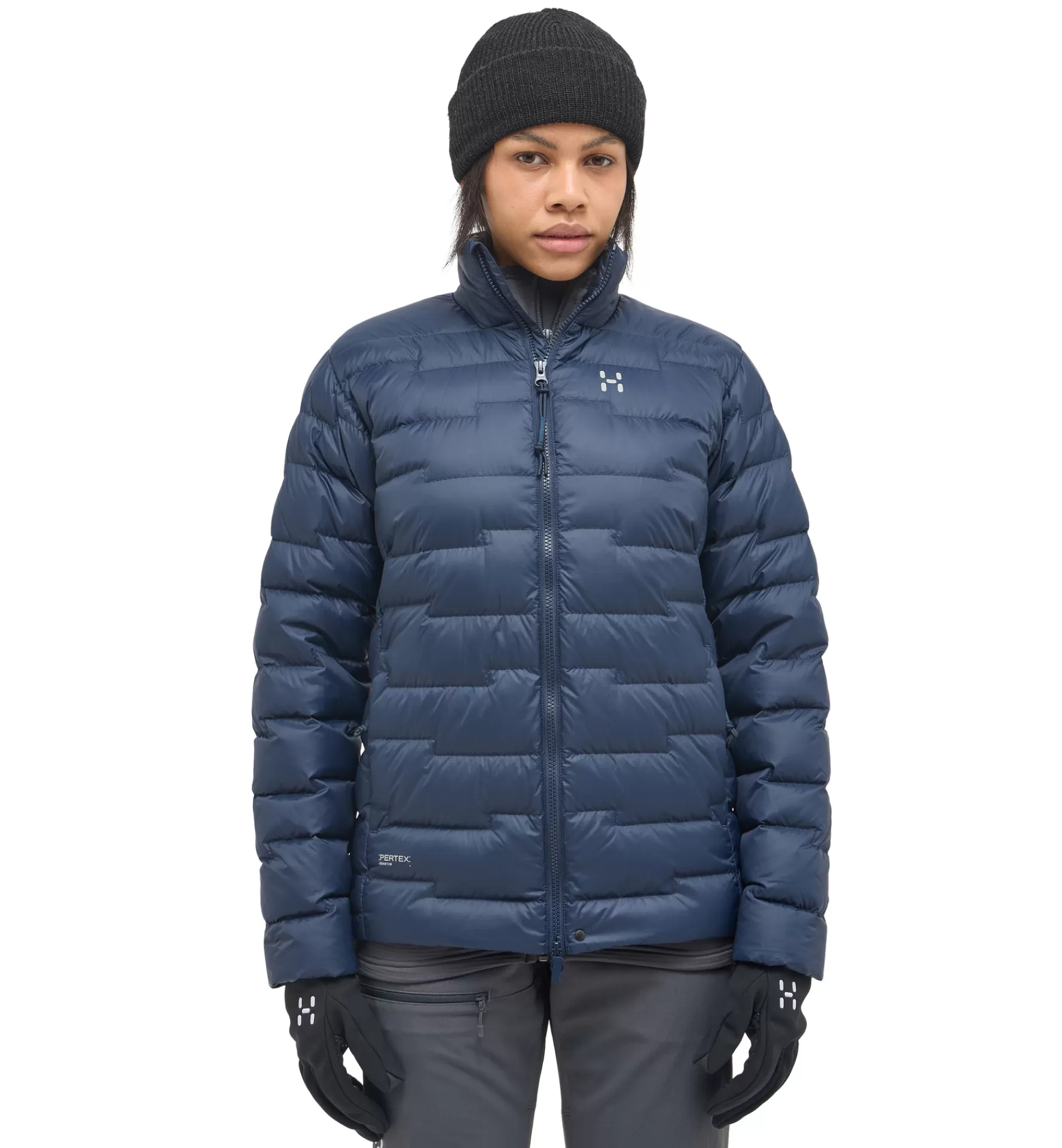 Cheap Haglöfs ROC Flash Down Jacket Women Tarn Blue