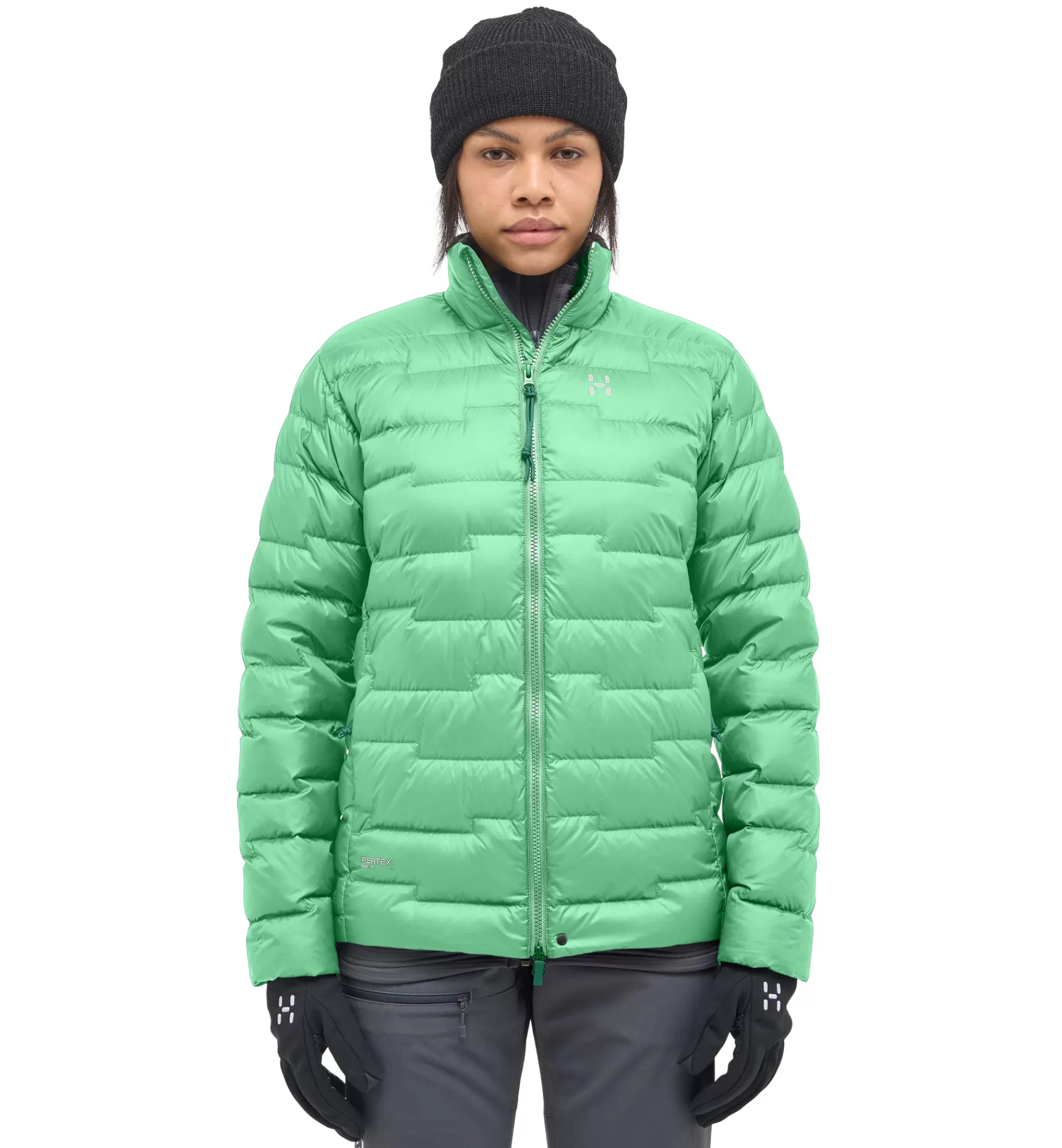 New Haglöfs ROC Flash Down Jacket Women Mint Stone