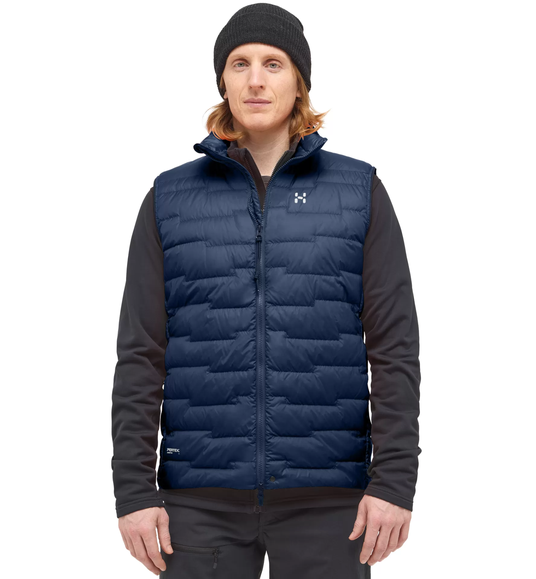 Sale Haglöfs ROC Flash Down Vest Men Tarn Blue