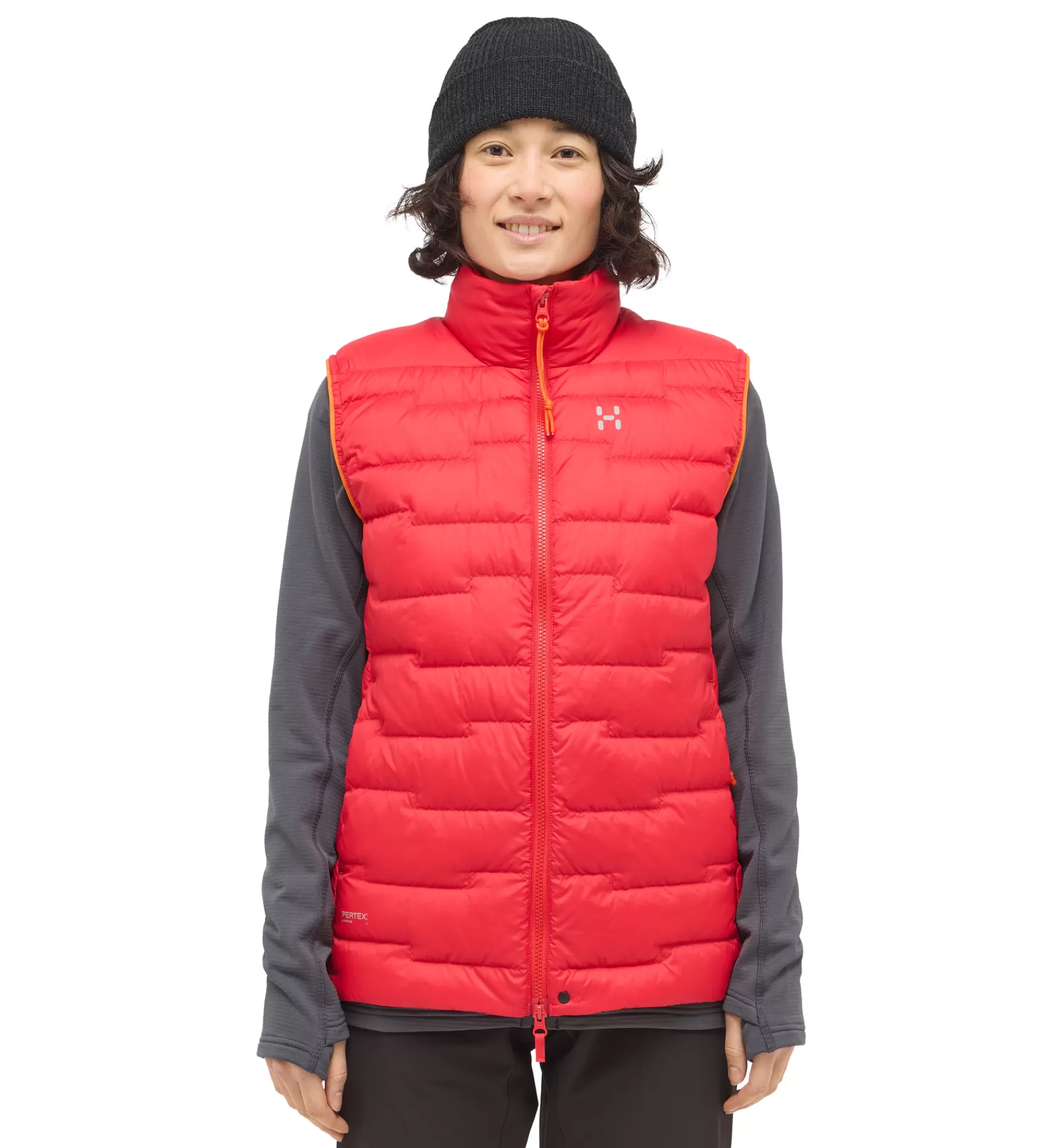 Best Sale Haglöfs ROC Flash Down Vest Women Bright Red