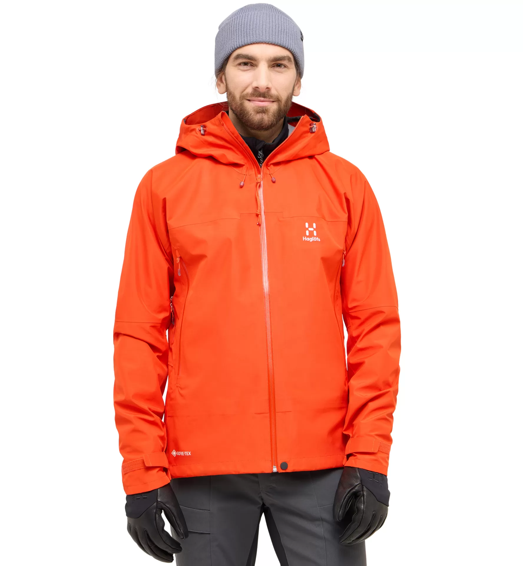 Cheap Haglöfs ROC Flash GTX Jacket Men Habanero