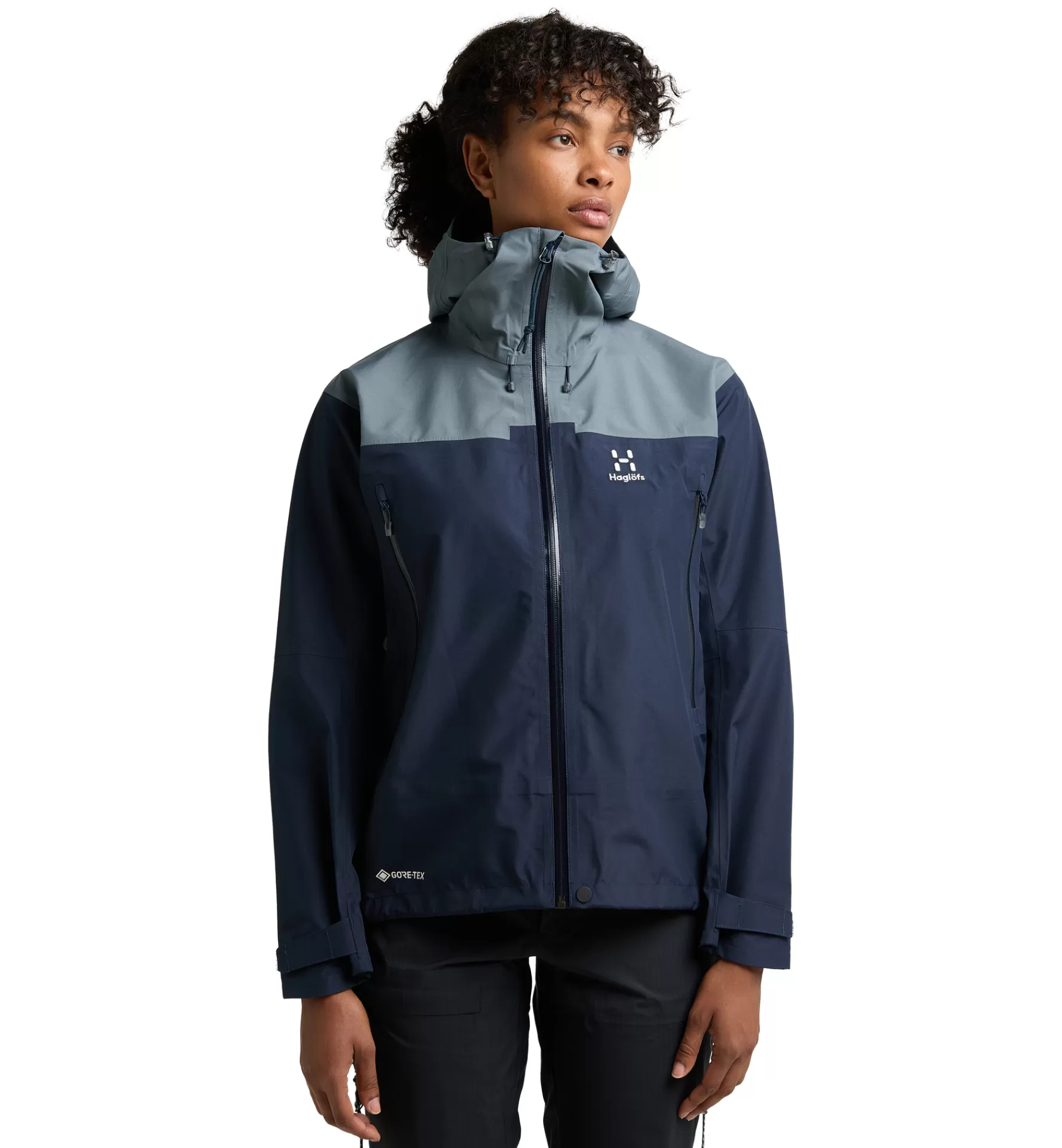 Best Haglöfs ROC Flash GTX Jacket Women Tarn blue/Steel blue