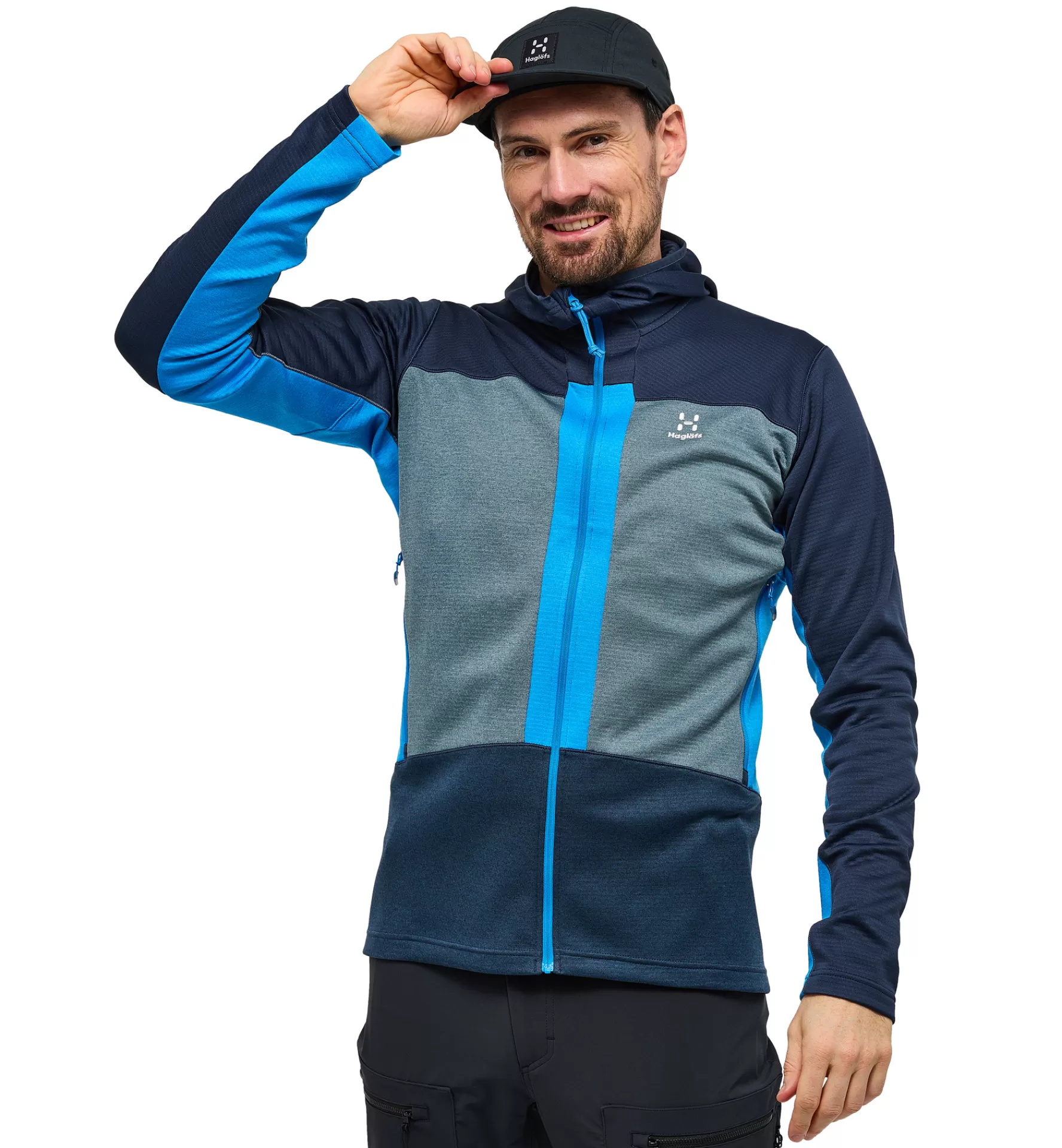 Discount Haglöfs ROC Flash Mid Hood Men Tarn blue/Steel blue