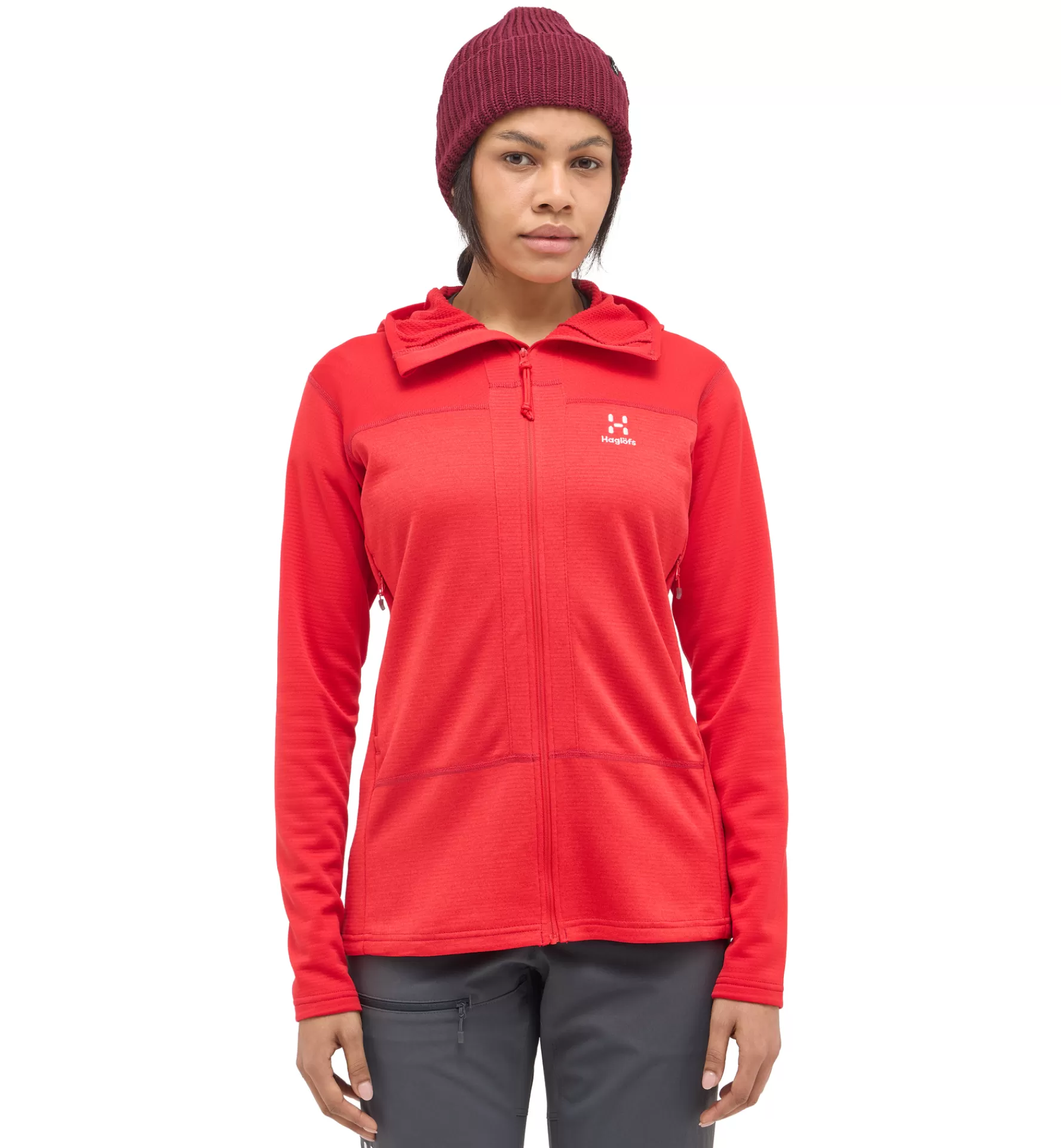 Best Haglöfs ROC Flash Mid Hood Women Bright Red