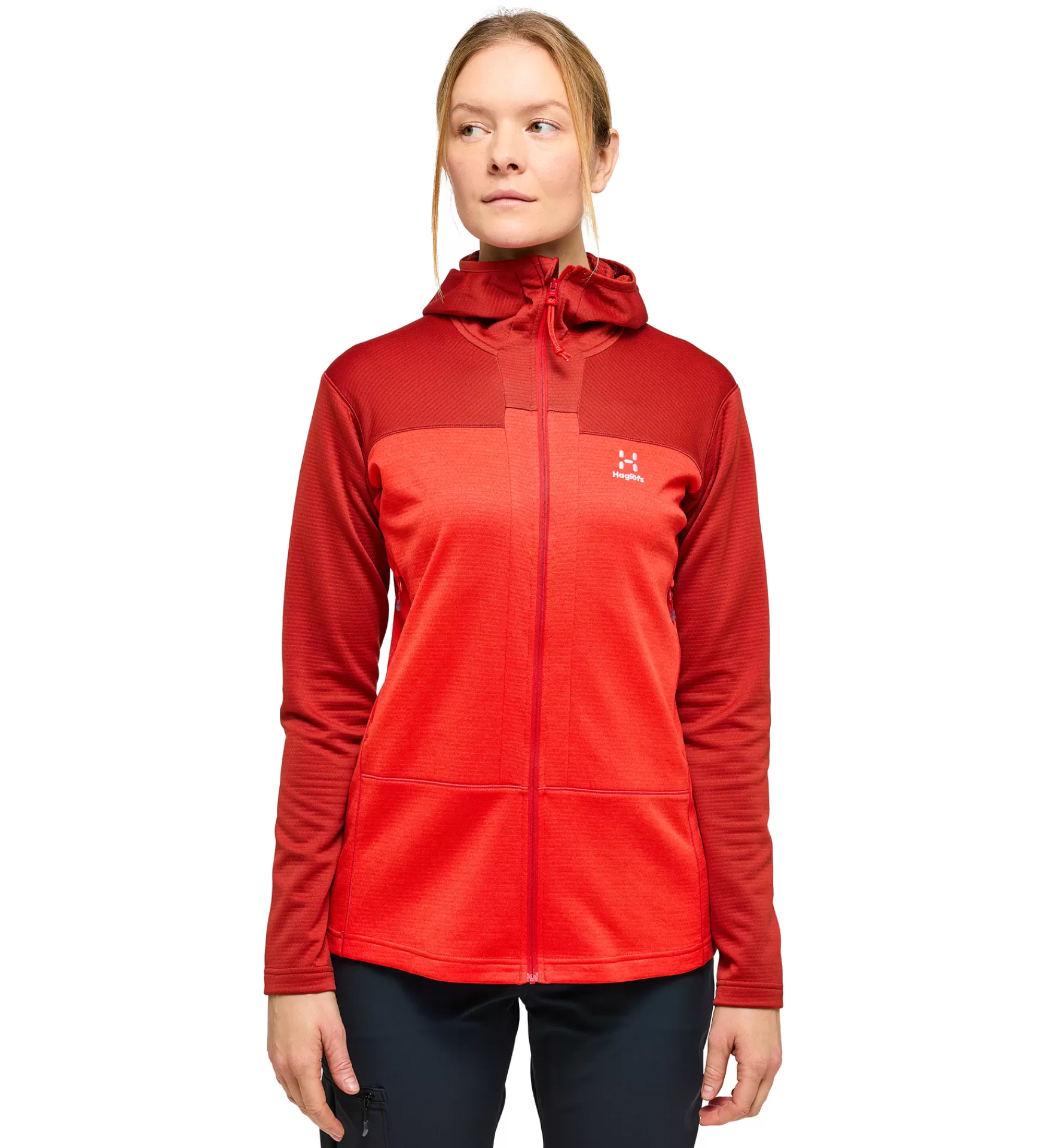 Discount Haglöfs ROC Flash Mid Hood Women Corrosion/Poppy red