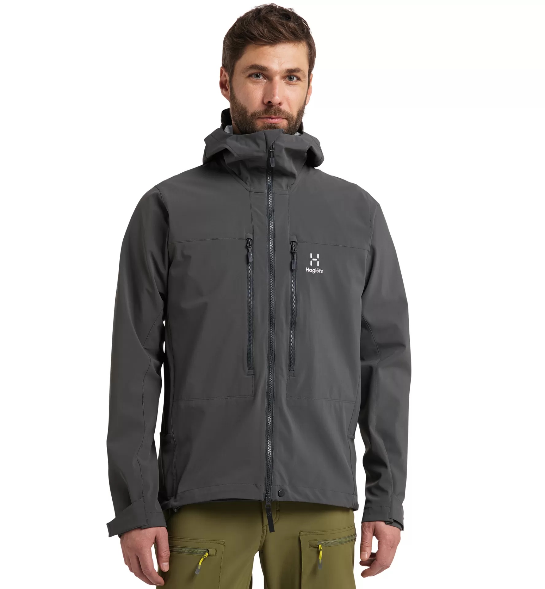 Best Haglöfs Roc Sight Softshell Jacket Men Magnetite