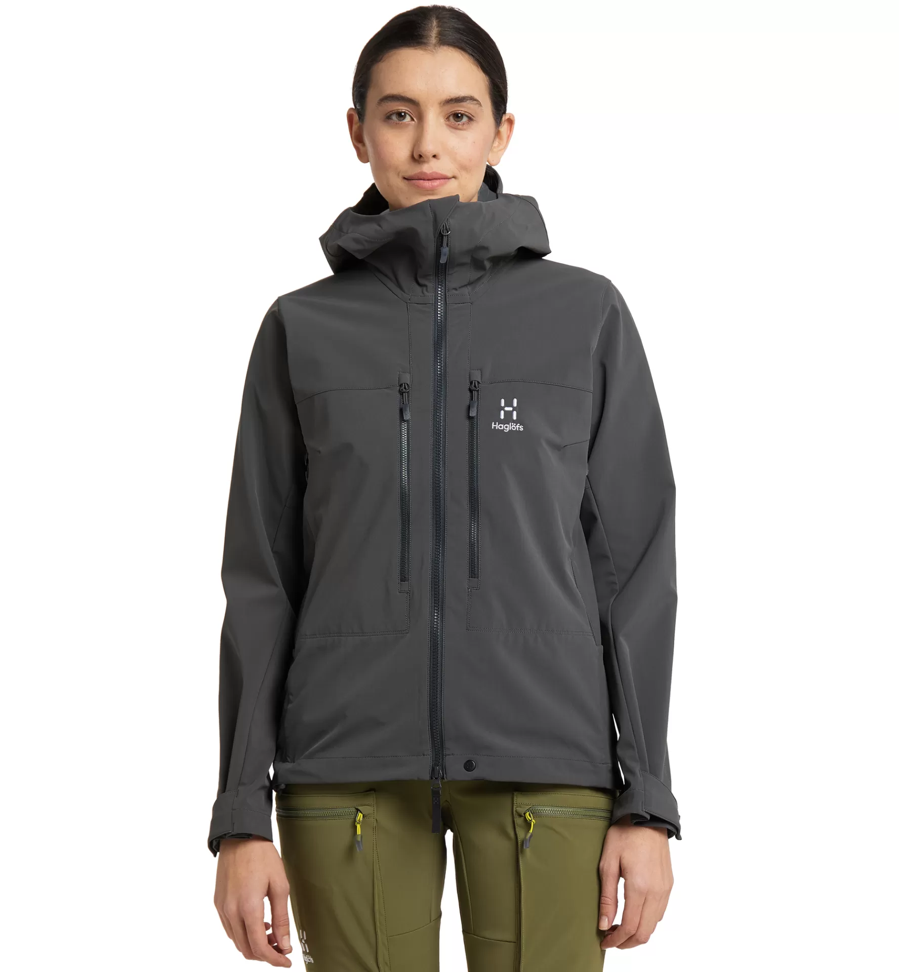 Discount Haglöfs Roc Sight Softshell Jacket Women Magnetite