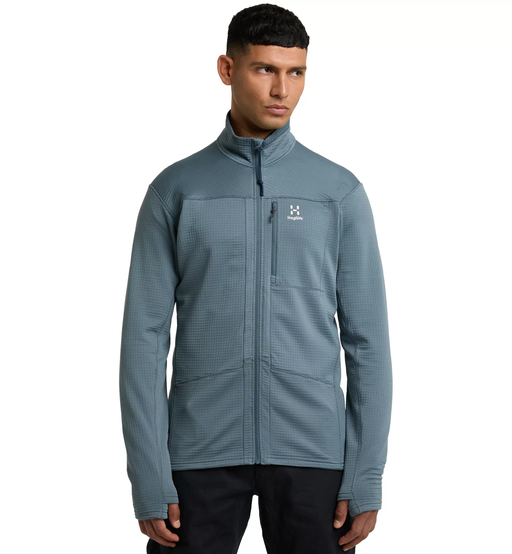 Sale Haglöfs ROC Spitz Mid Jacket Men Steel Blue